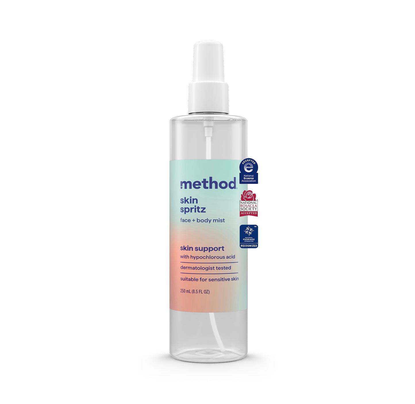 skin spritz face + body mist – method products