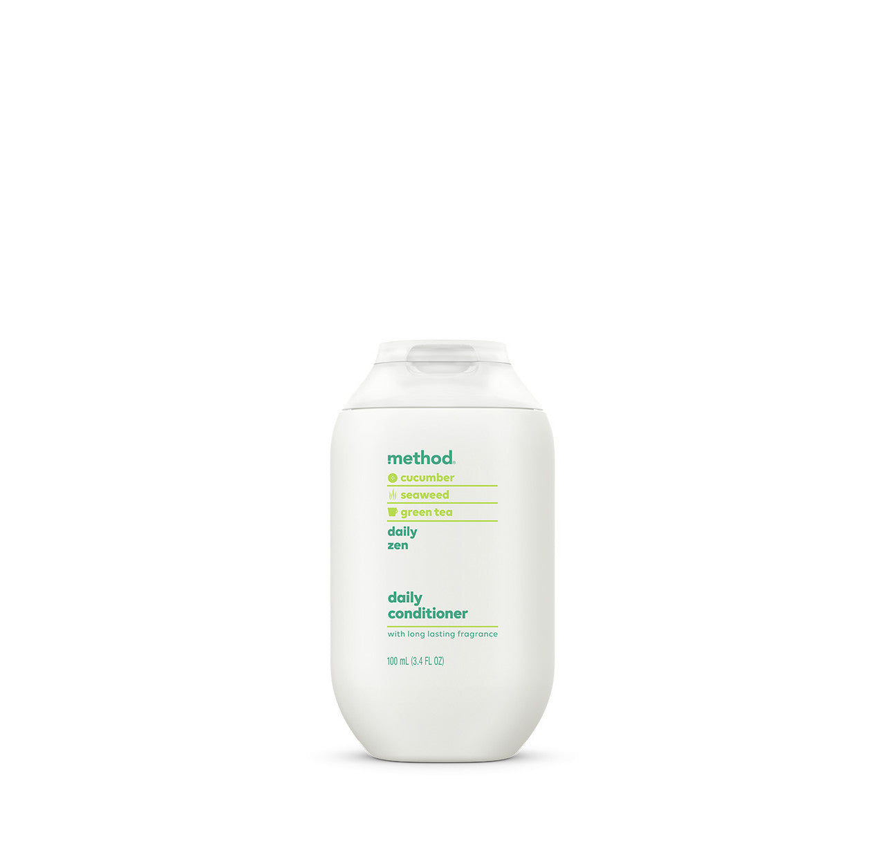 travel size daily zen conditioner- cucumber, seaweed + green tea