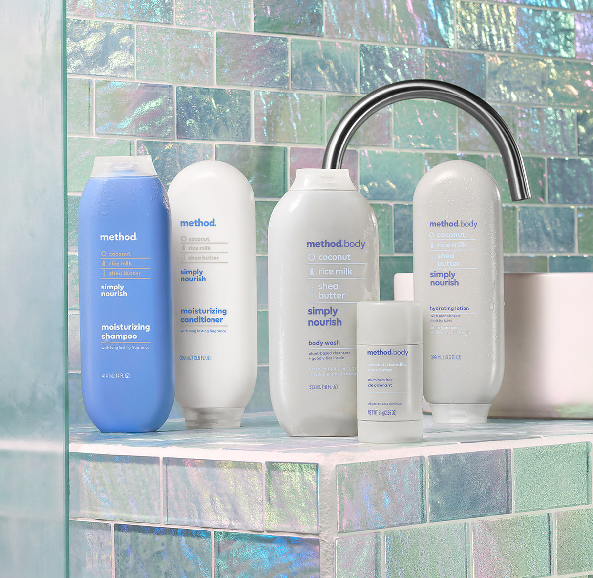 Shea Butter, Coconut, & Rice Milk Body Wash | Simply Nourish - 18 oz ...