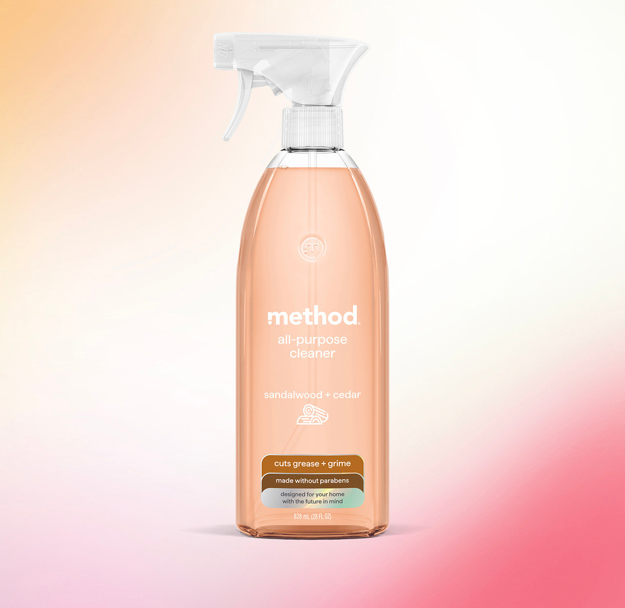 Method All-Purpose Cleaner - Sandalwood + Cedar, 28 fl oz, image size:1280x1246