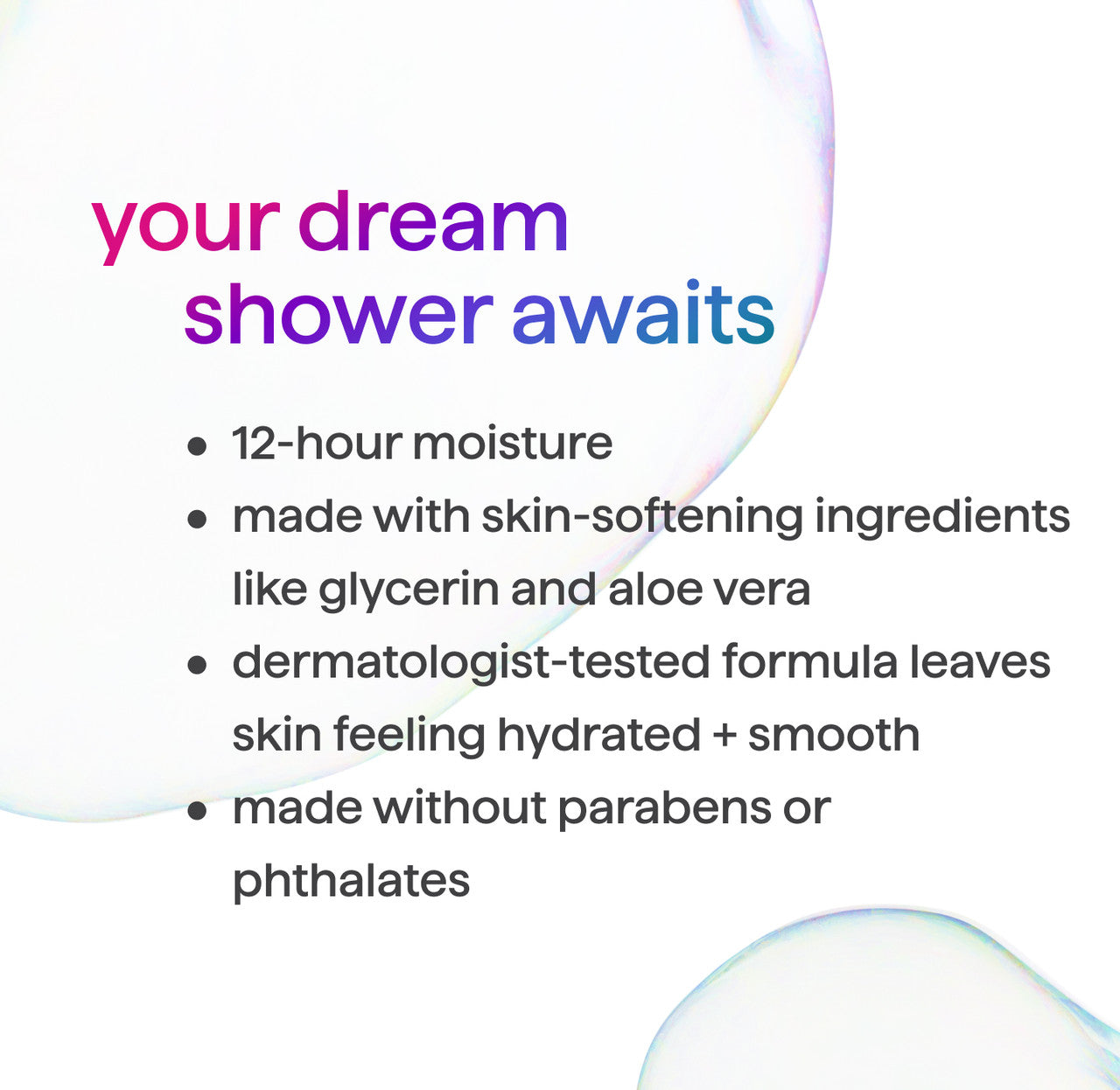 dream foam | foaming body wash - white flower + tuberose, 13.5 fl oz