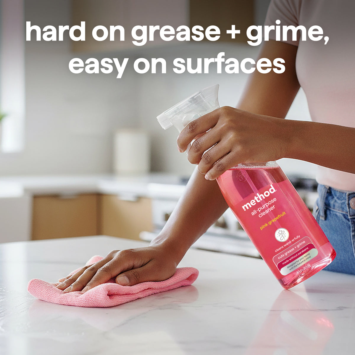 method | All-Purpose Cleaner, Pink Grapefruit, 28 fl oz – method products