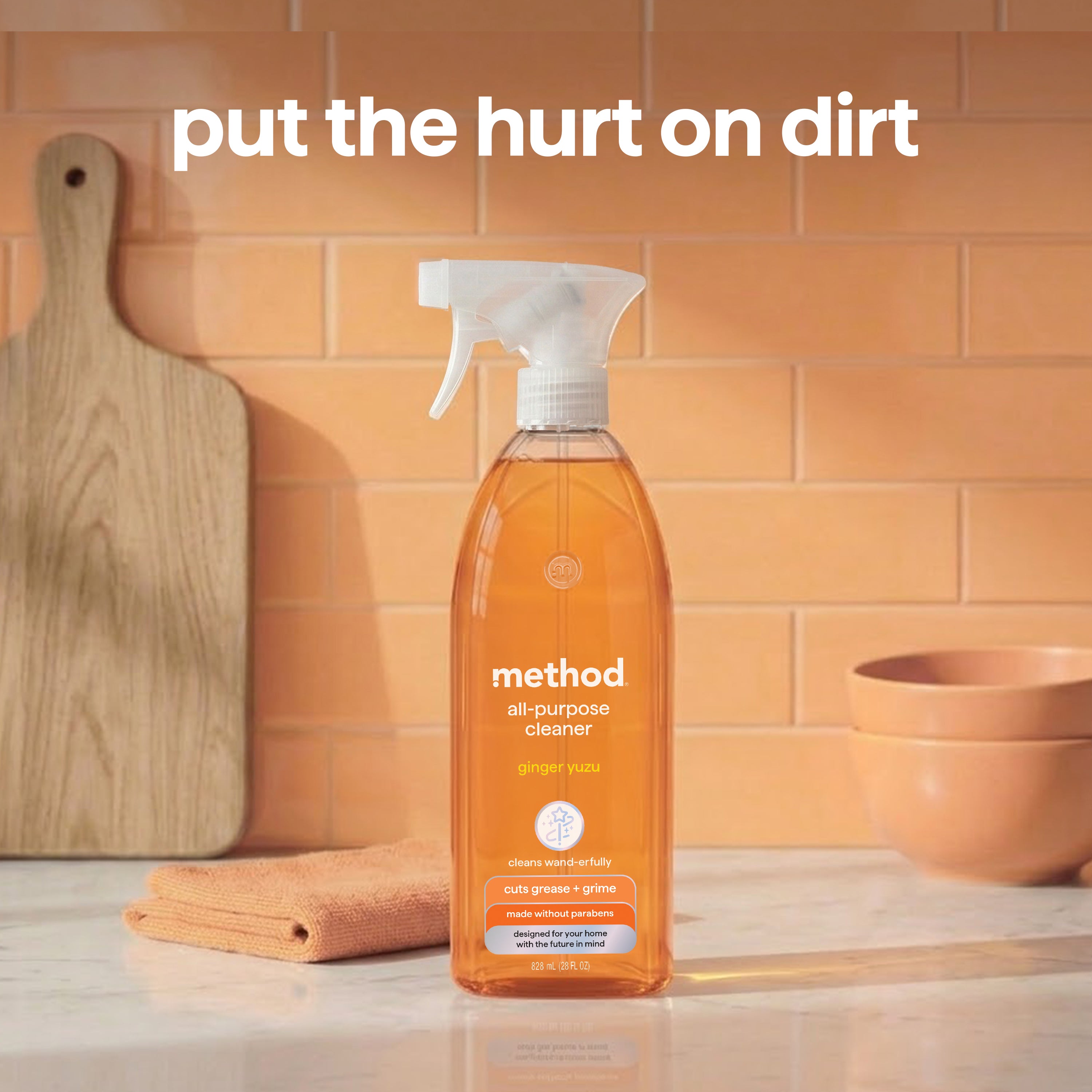 method | All-Purpose Cleaner, Ginger Yuzu, 28 fl oz – method products