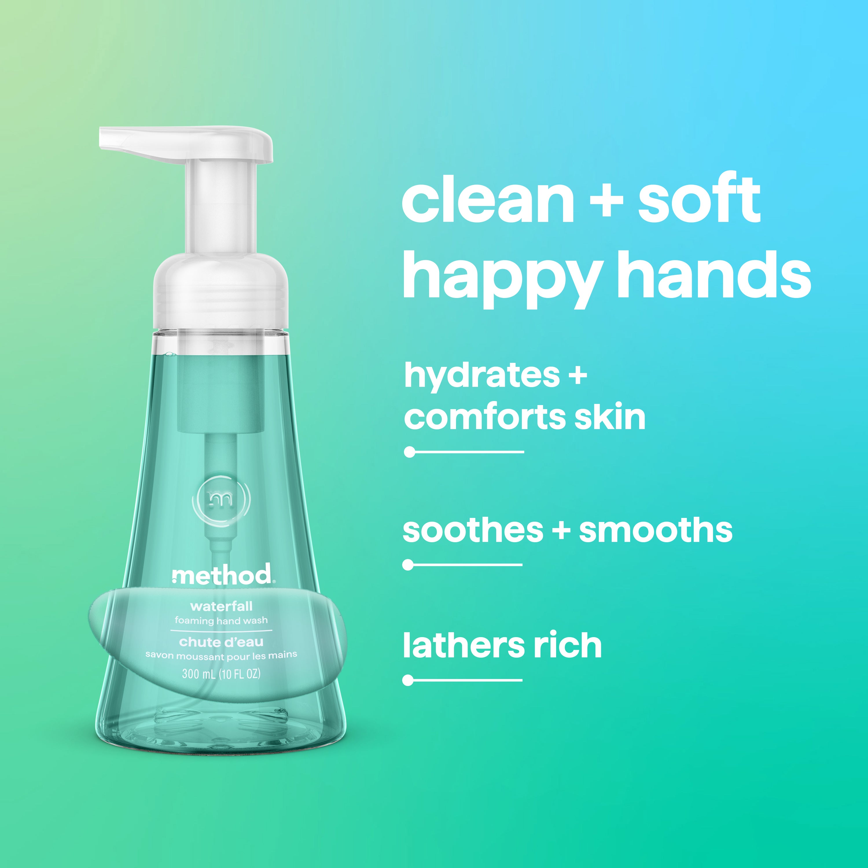 foaming hand wash - waterfall, 10 fl oz