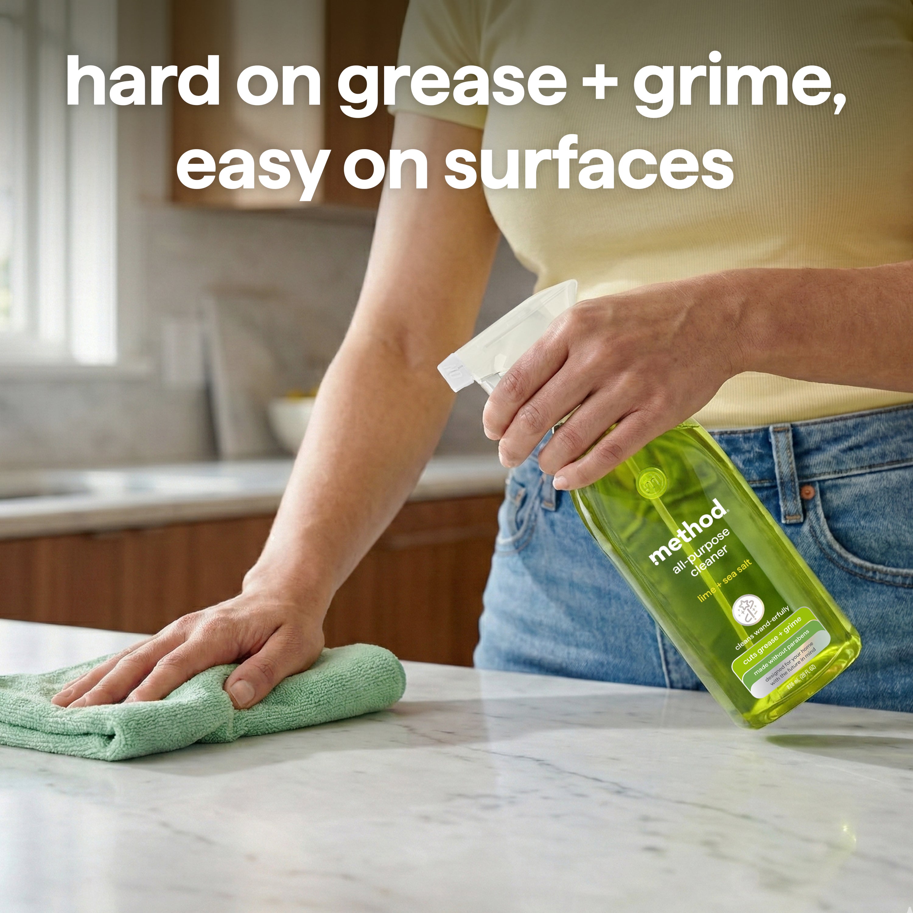 all-purpose cleaner - lime + sea salt, 28 fl oz