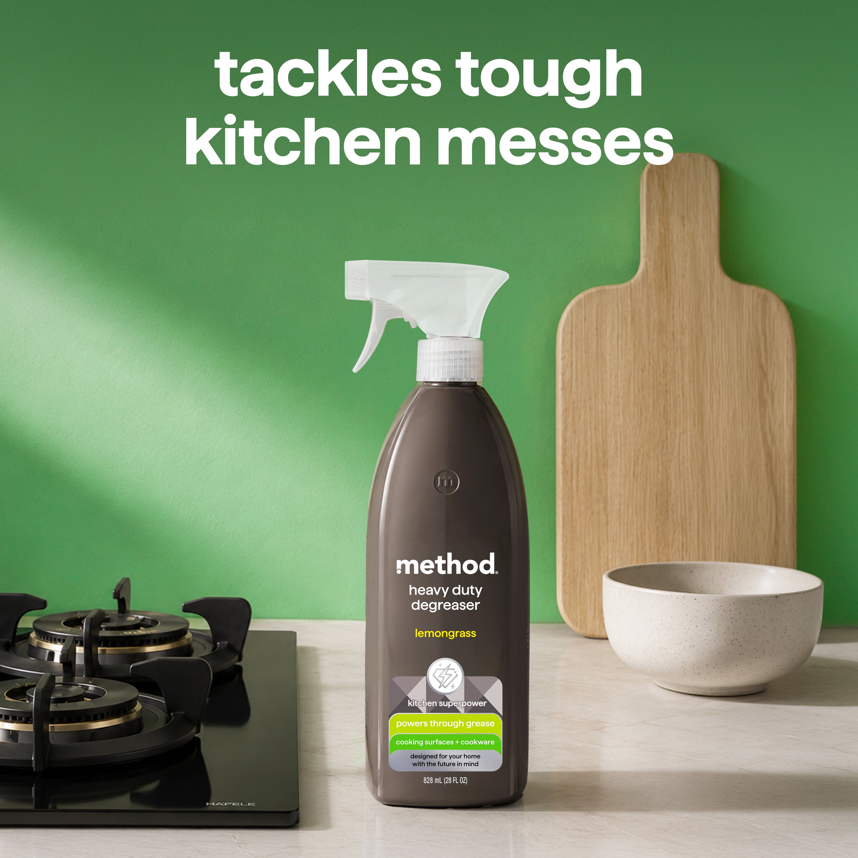 heavy duty degreaser - lemongrass, 28 fl oz