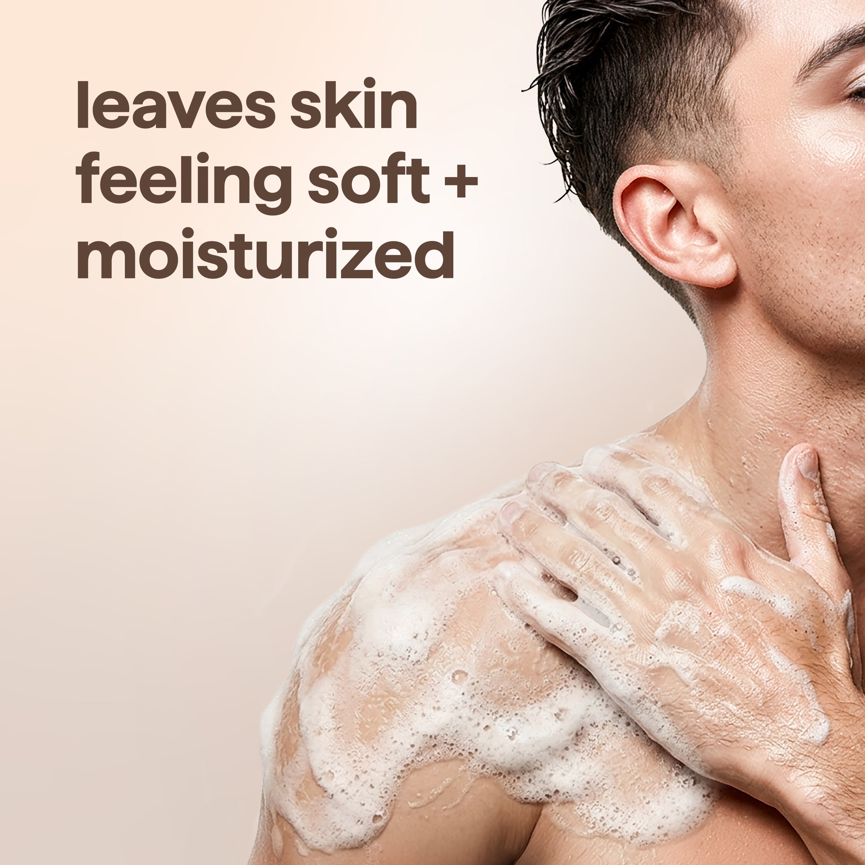 men's body wash - sandalwood + vetiver, 18 fl oz