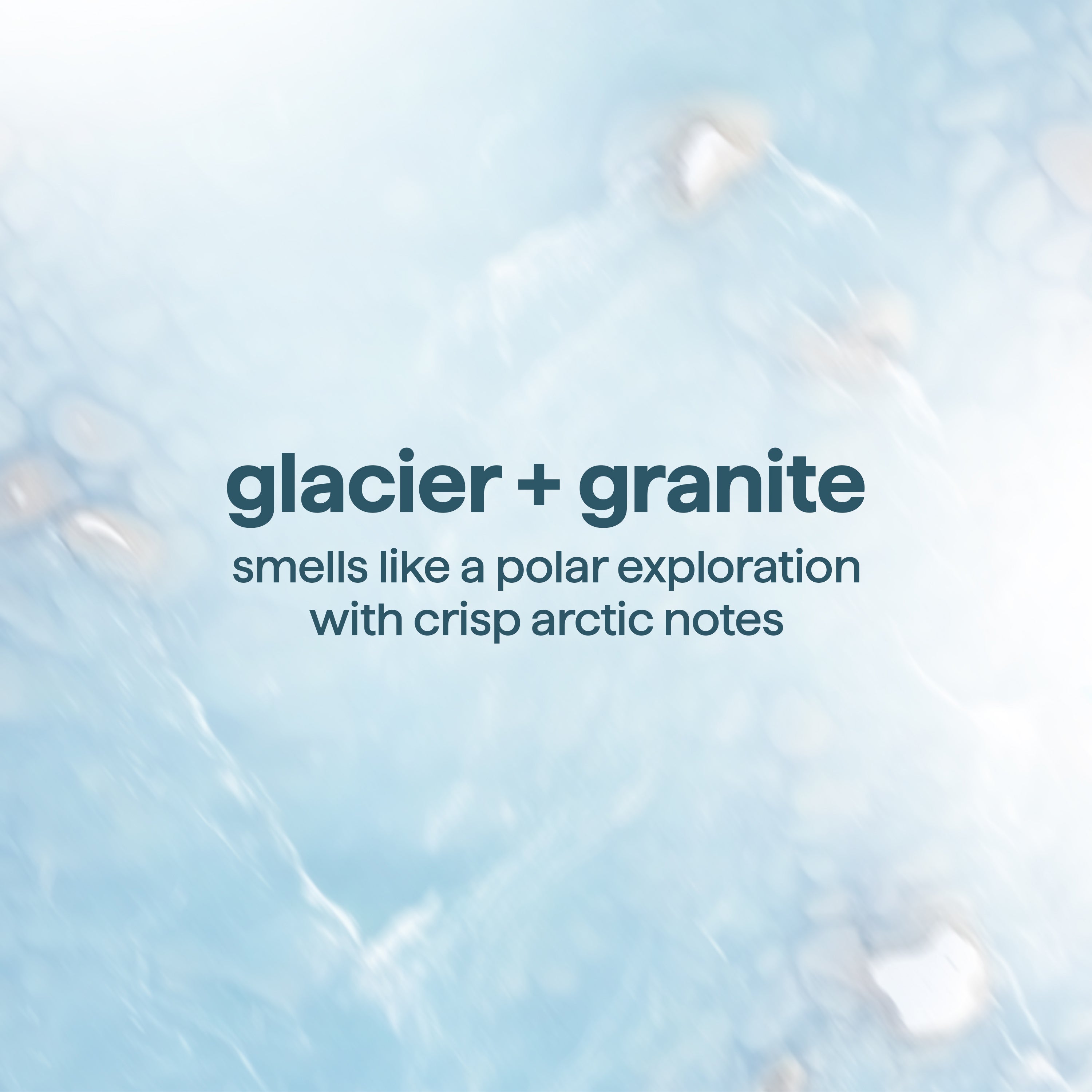 deodorant - glacier + granite, 2.65 oz