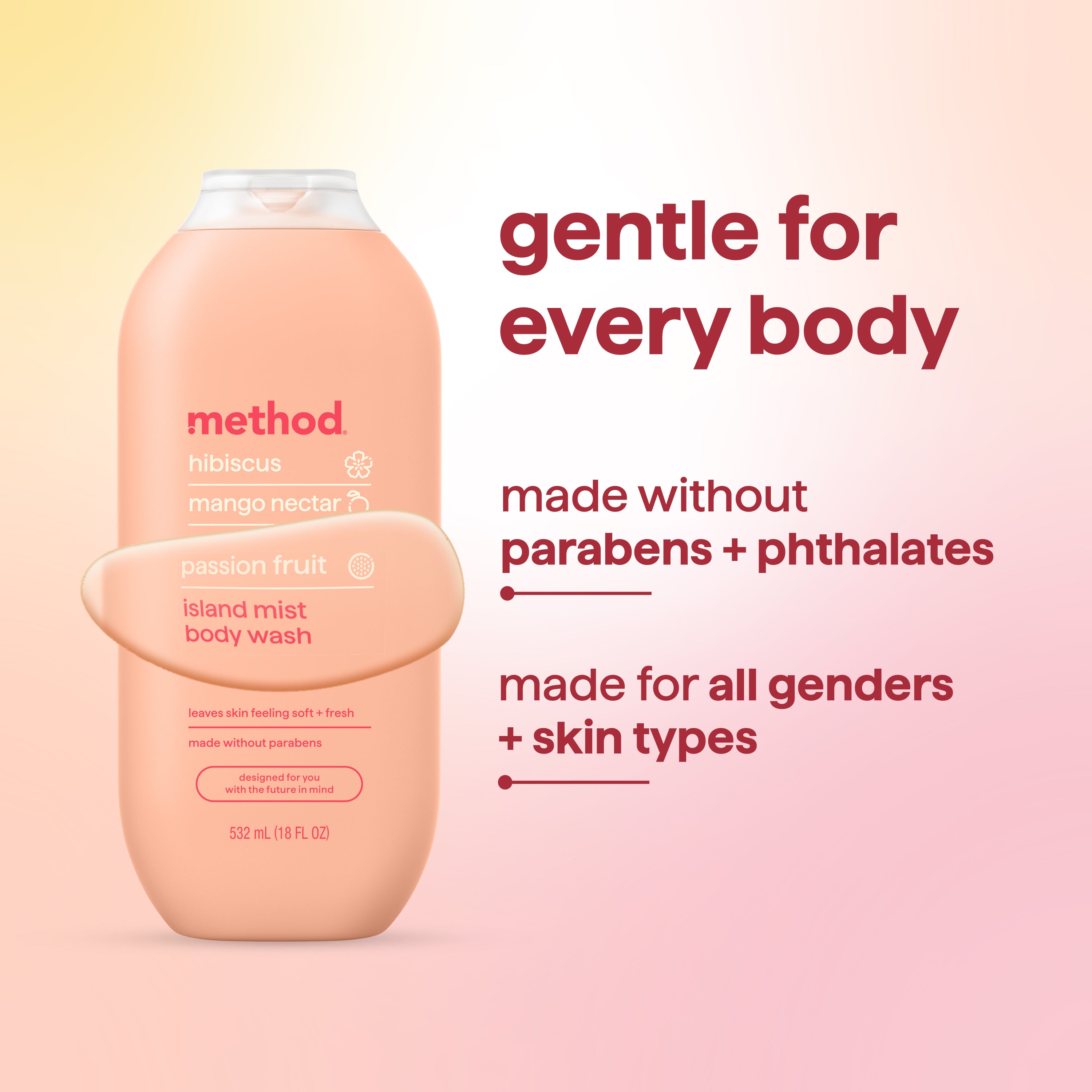 Hibiscus, Mango Nectar & Passion Fruit Body Wash | Island Mist