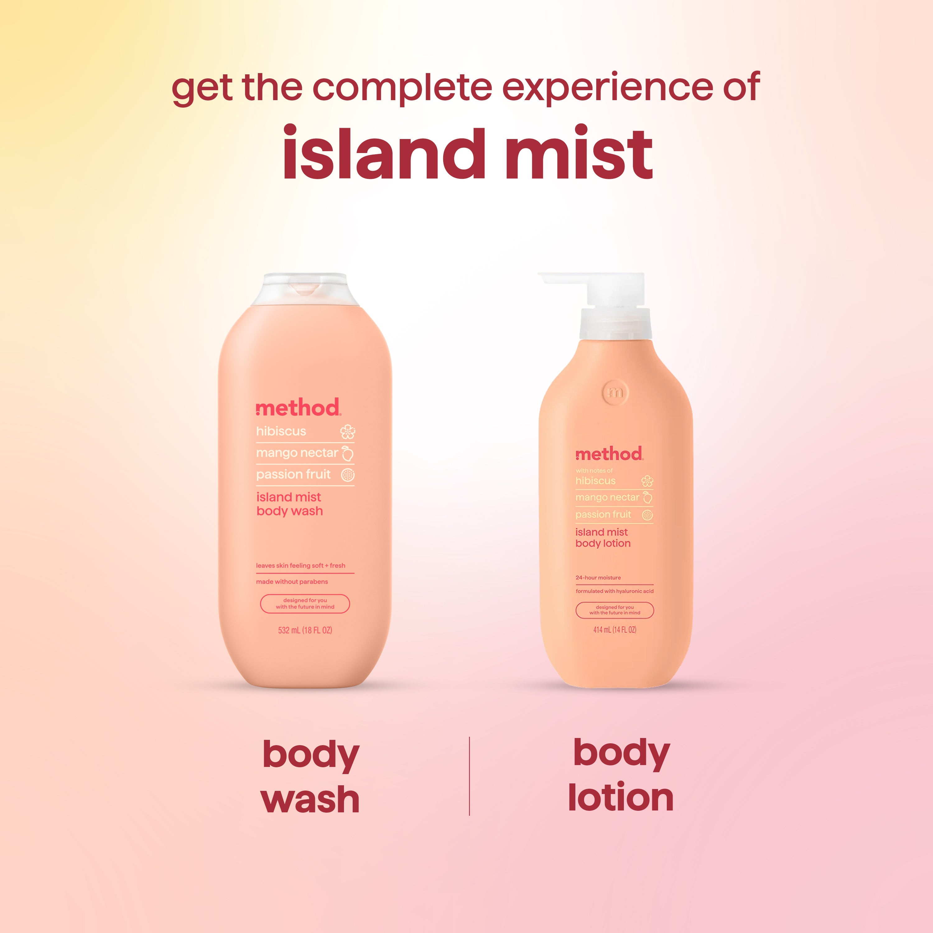 Hibiscus, Mango Nectar & Passion Fruit Body Wash | Island Mist