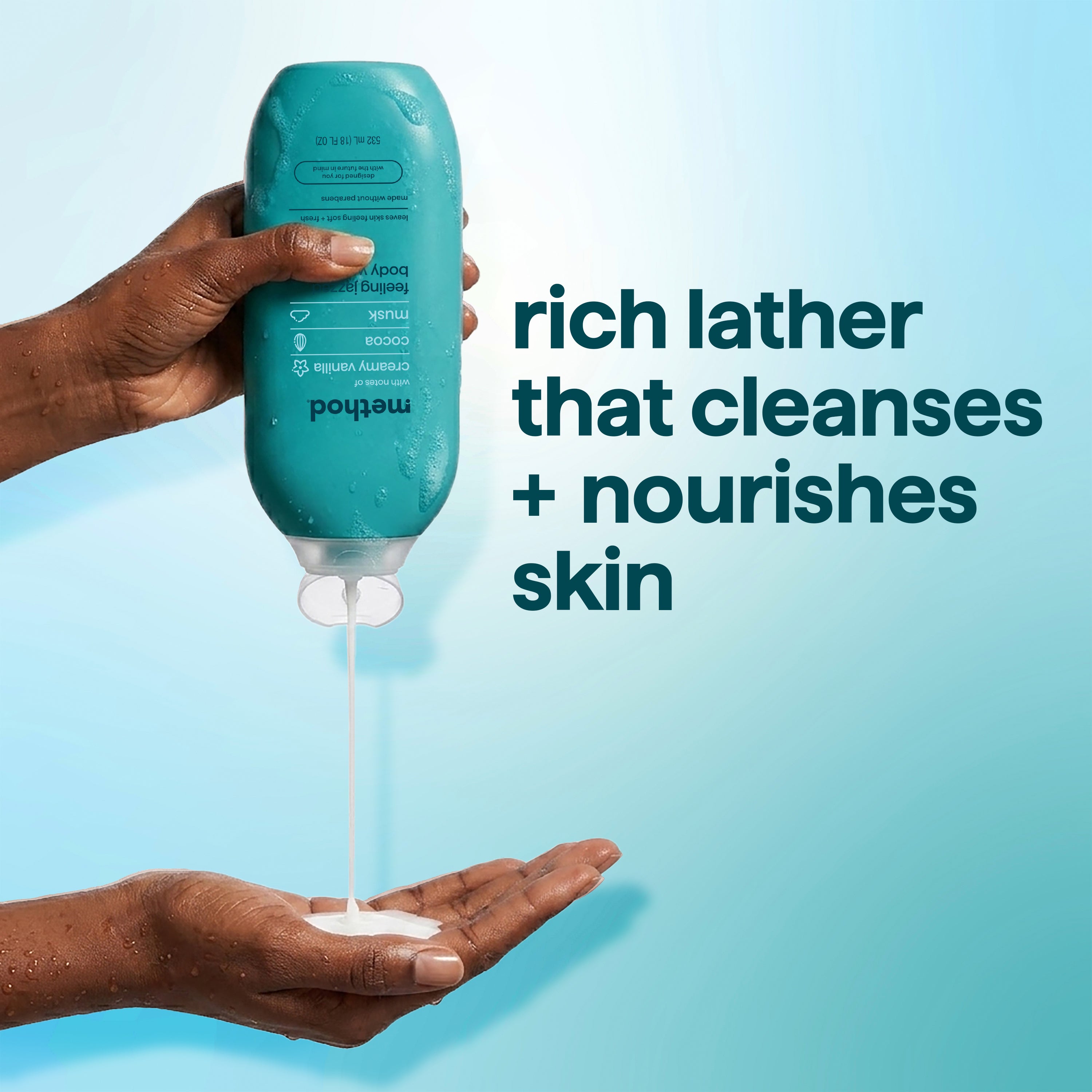 body wash - feeling jazzed, 18 fl oz