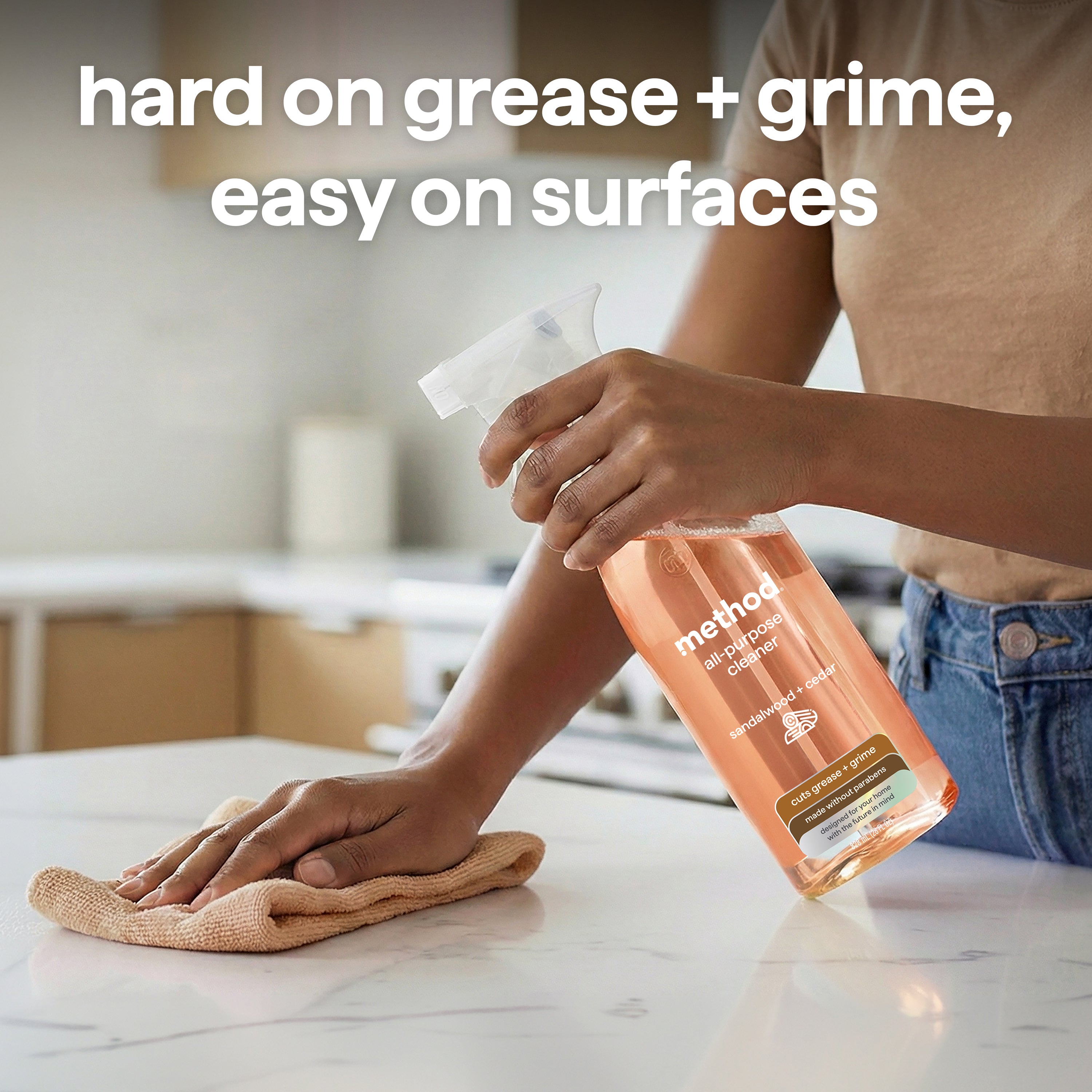 all-purpose cleaner - sandalwood+ cedar, 28 fl oz – method products
