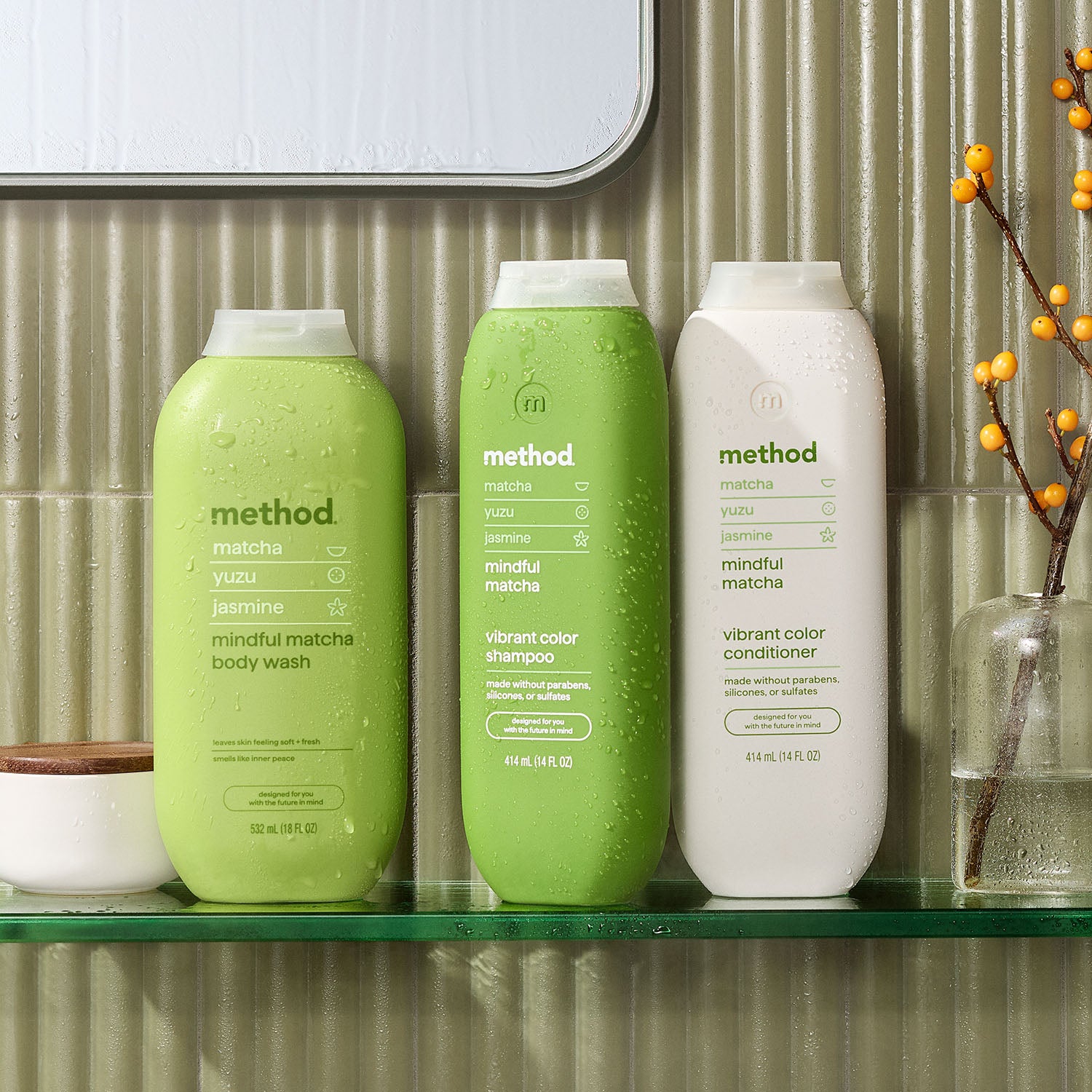 mindful matcha vibrant color conditioner – method products