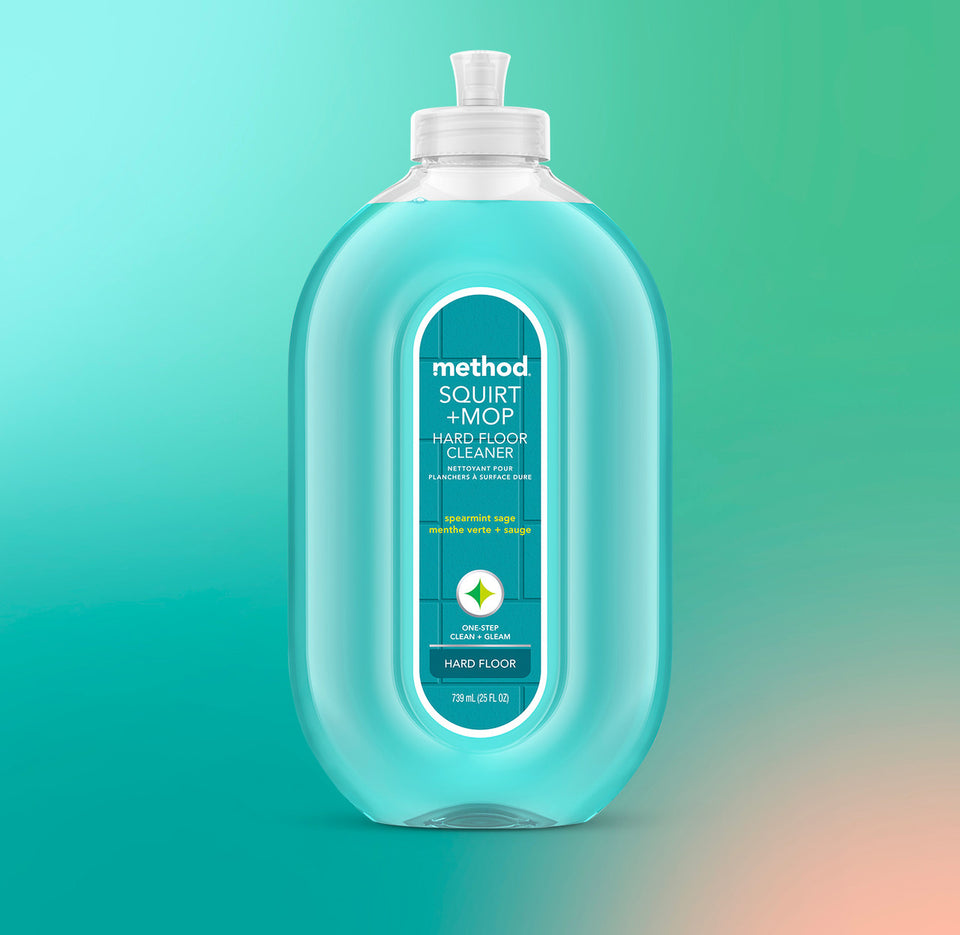 method | Squirt + Mop Hard Floor Cleaner, Spearmint Sage, 25 oz ...