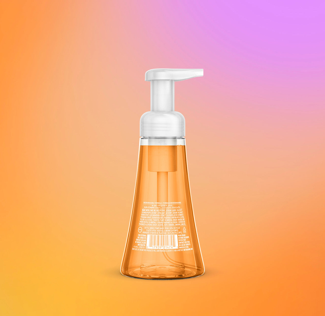 foaming hand wash - orange ginger, 10 fl oz