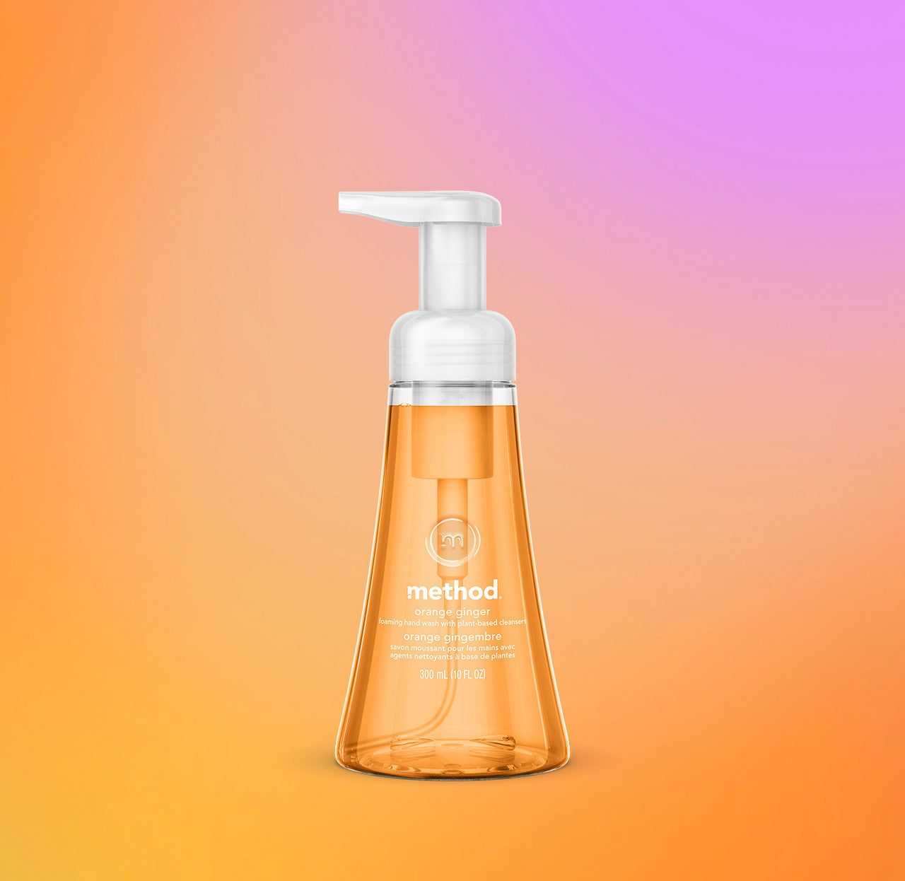 foaming hand wash - orange ginger, 10 fl oz