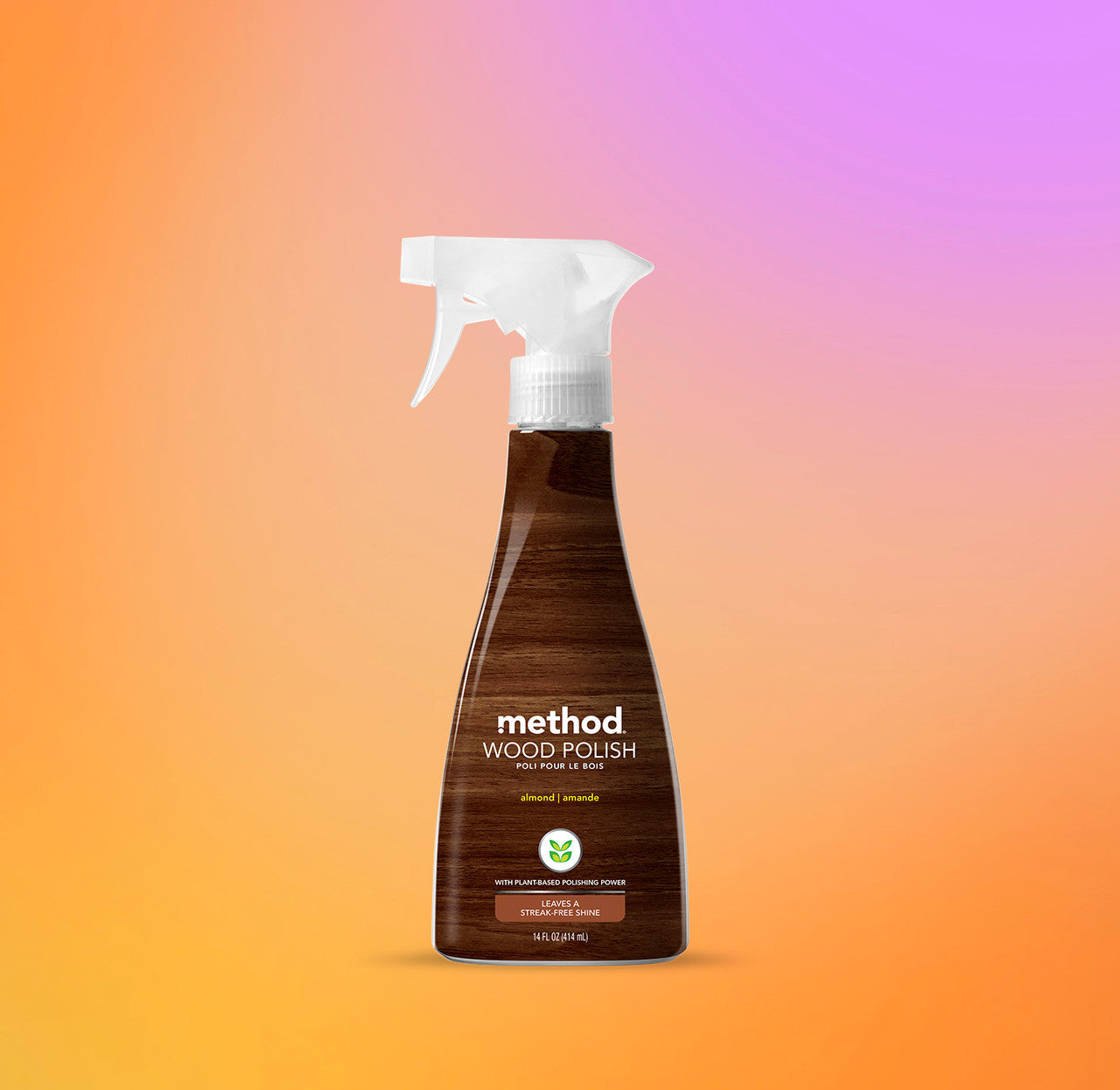 wood polish - almond, 14 fl oz