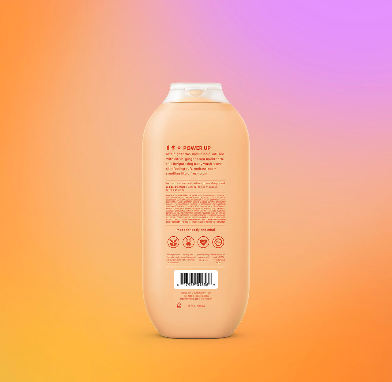 body wash - energy boost, 18 fl oz