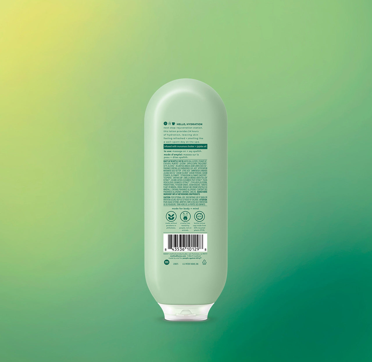 body lotion - daily zen, 13.5 fl oz – method products