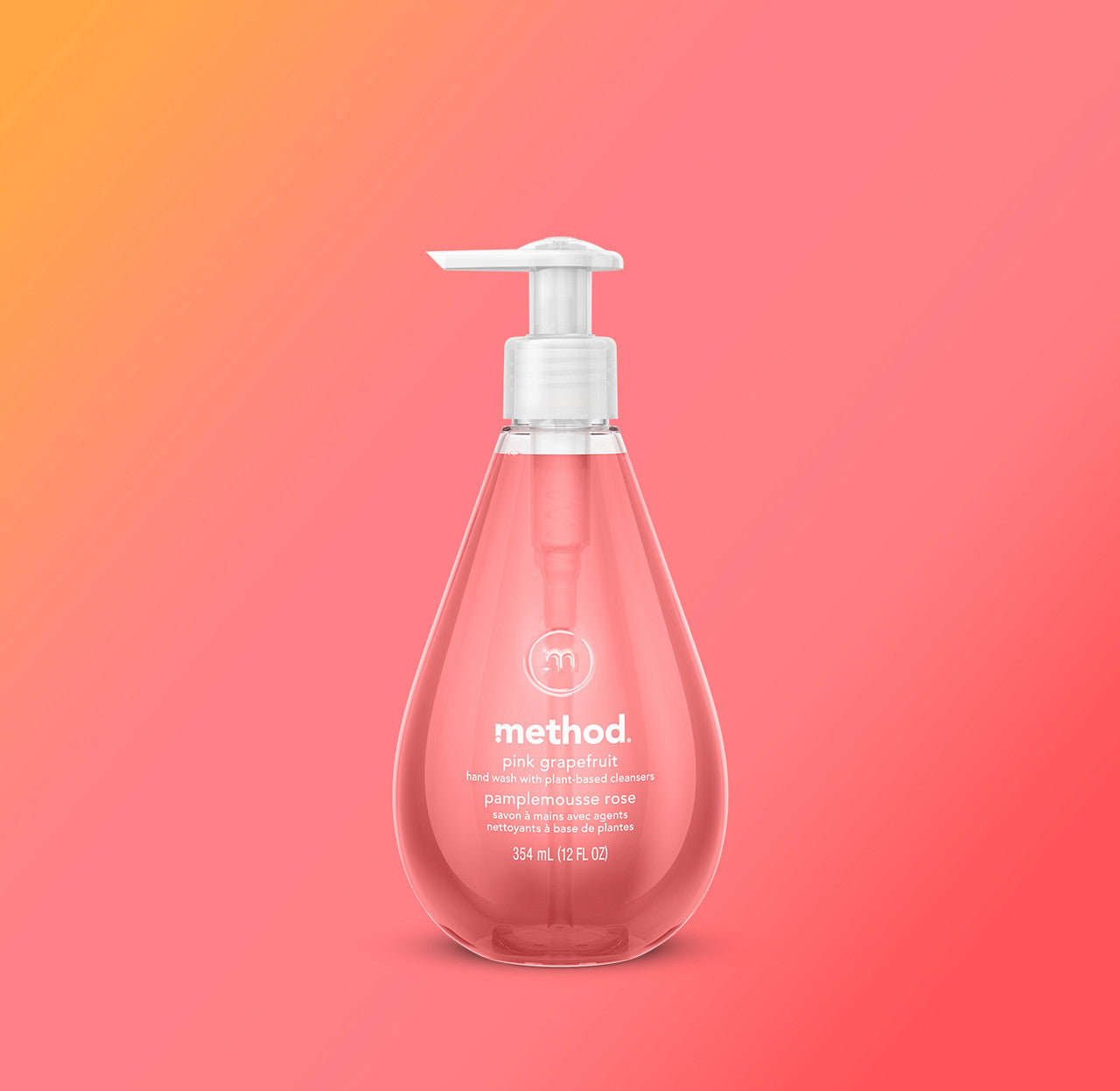 gel hand wash - pink grapefruit, 12 fl oz