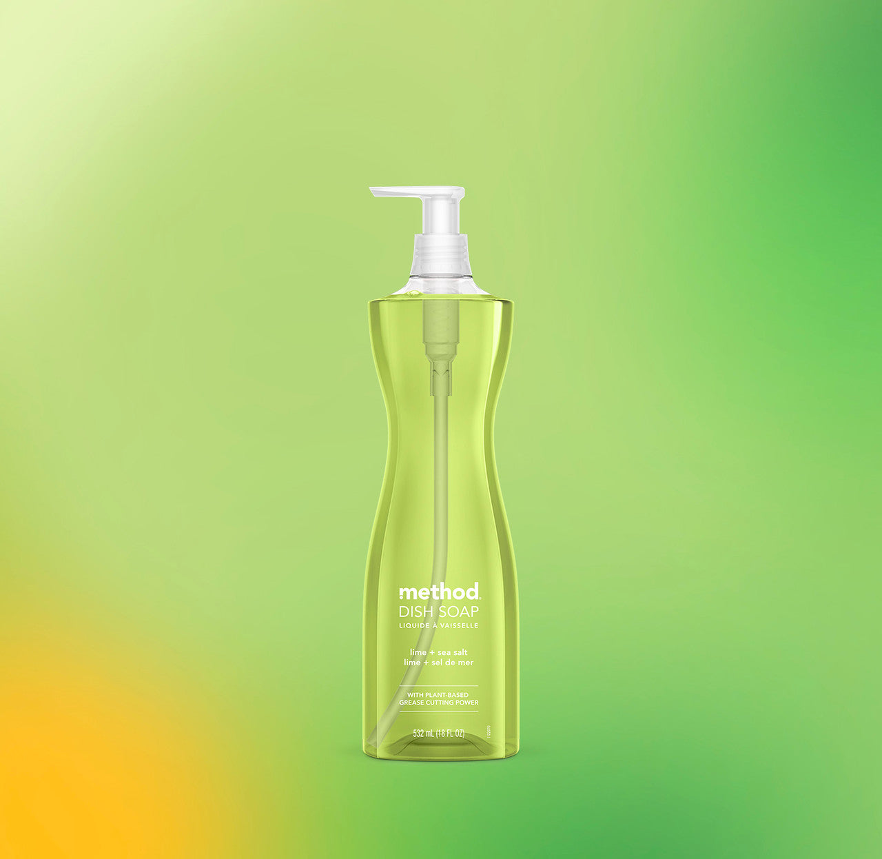 dish soap - lime + sea salt, 18 fl oz