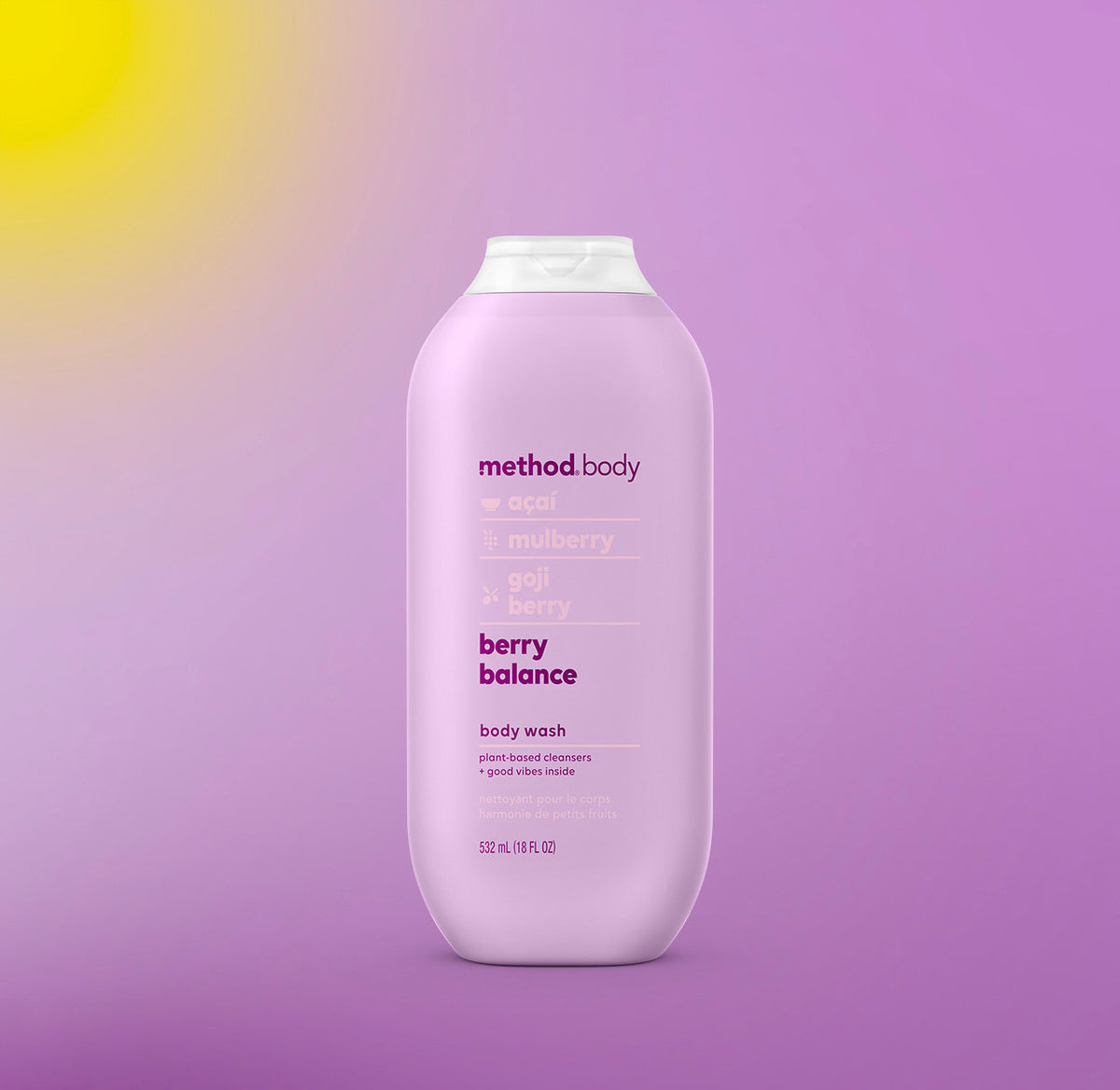 Acaí, Mulberry, & Goji Berry Body Wash | Berry Balance - 18 oz | Method ...