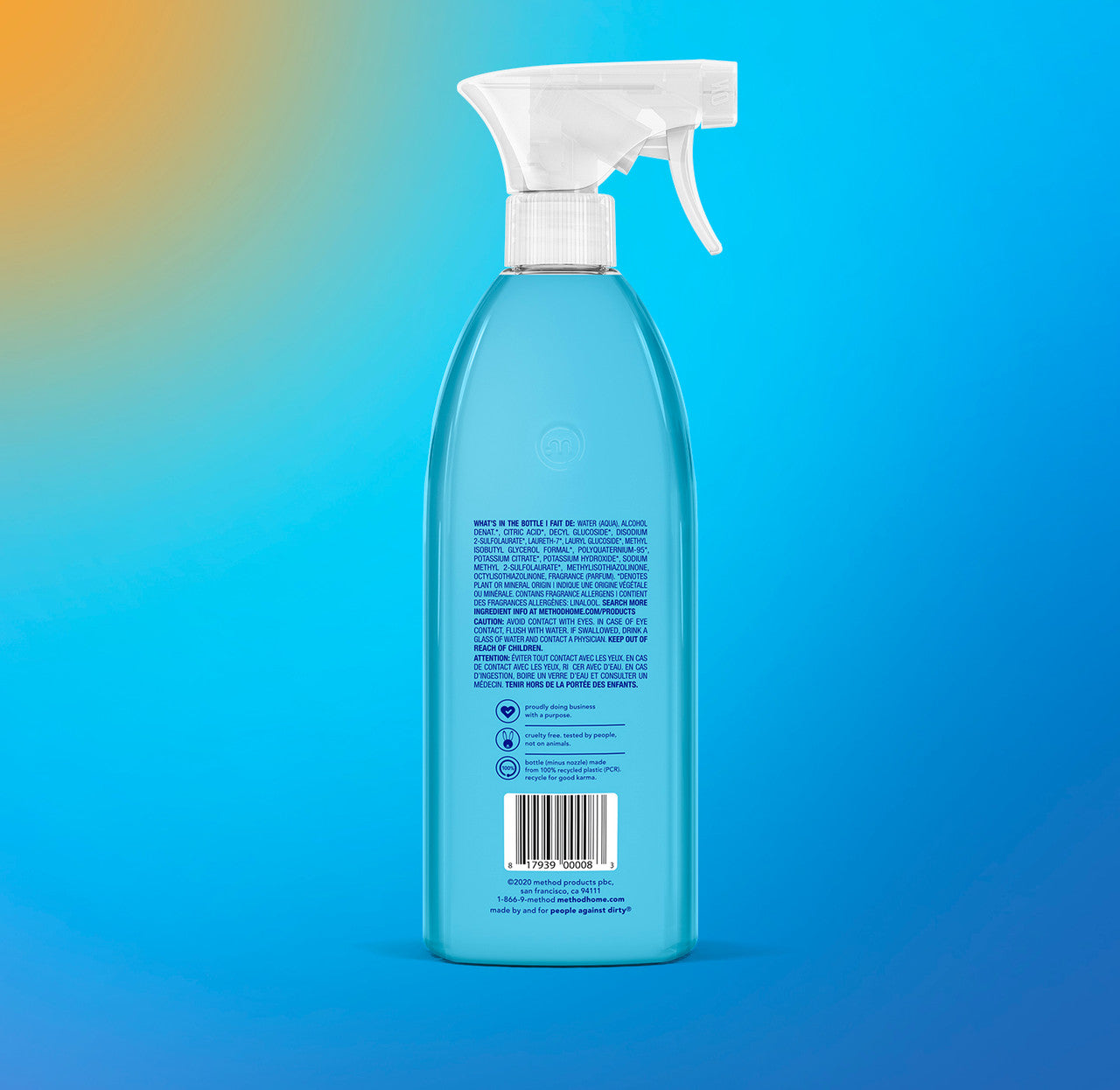 bathroom cleaner - eucalyptus mint, 28 fl oz