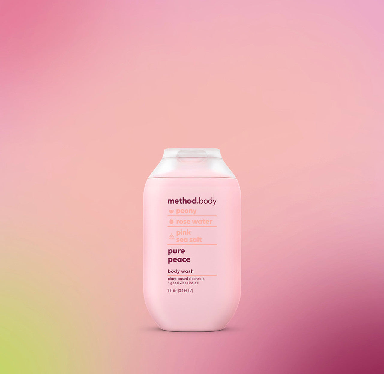 travel-sized gift set trio - pure peace, 10.2 oz – method products