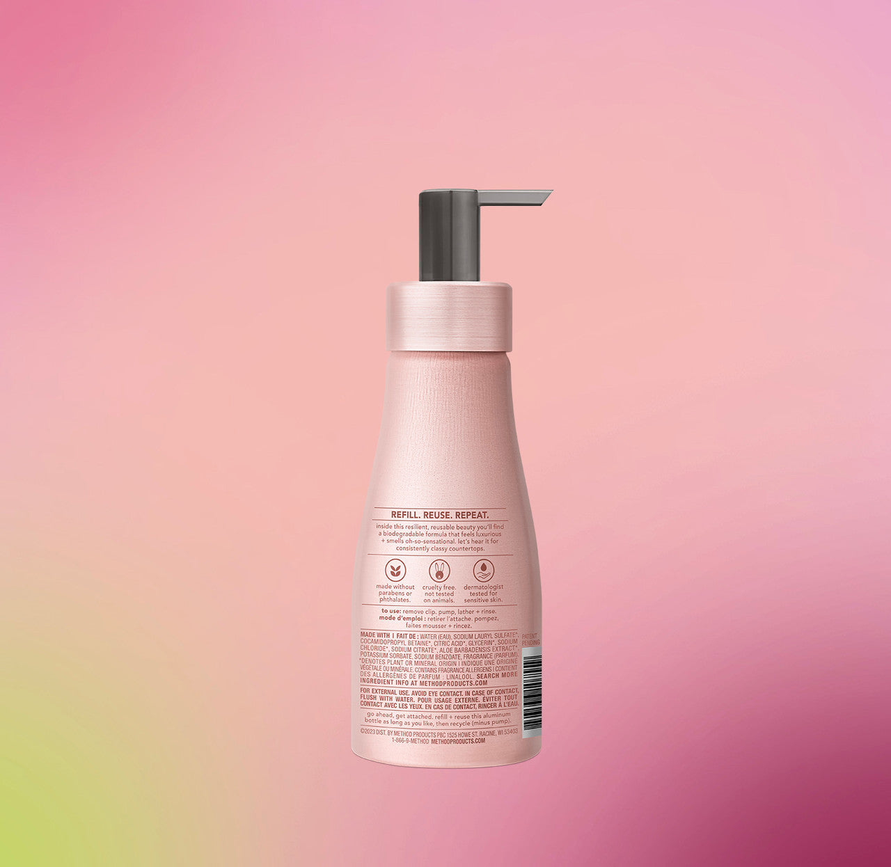 foaming hand wash - vanilla + raspberry, 10 fl oz