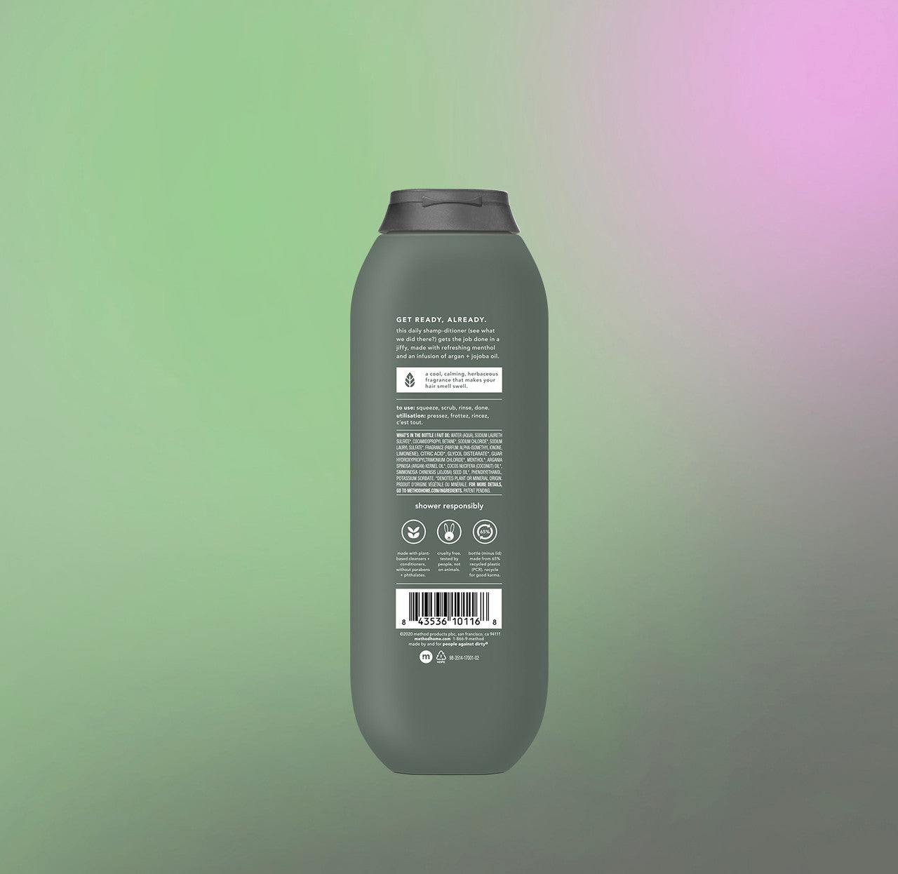 2-in-1 shampoo + conditioner - juniper + sage, 14 fl oz