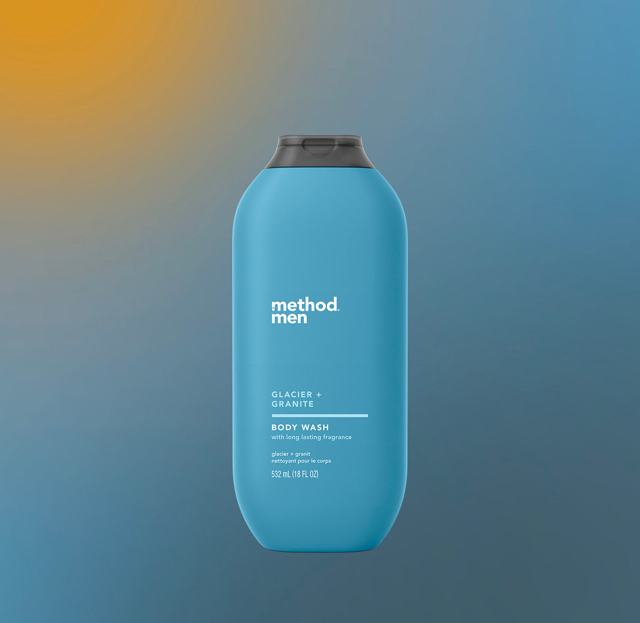 body wash - glacier + granite, 18 fl oz