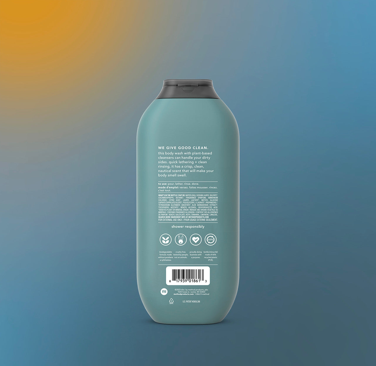 body wash - sea + surf, 18 fl oz