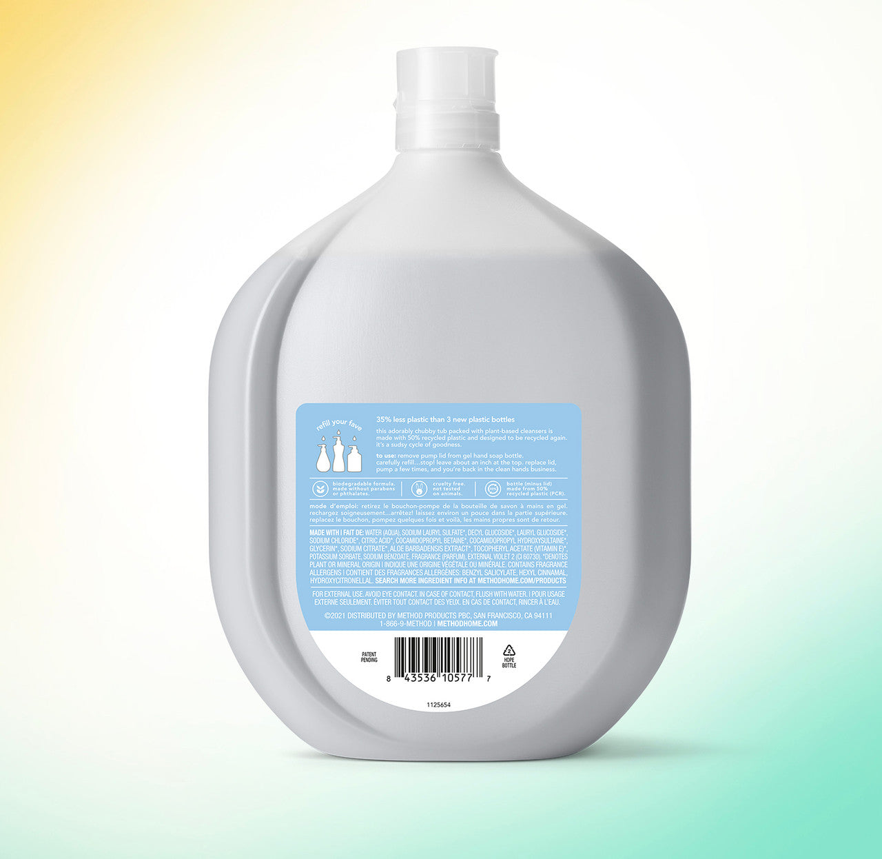 gel hand wash refill - sweet water, 34 fl oz