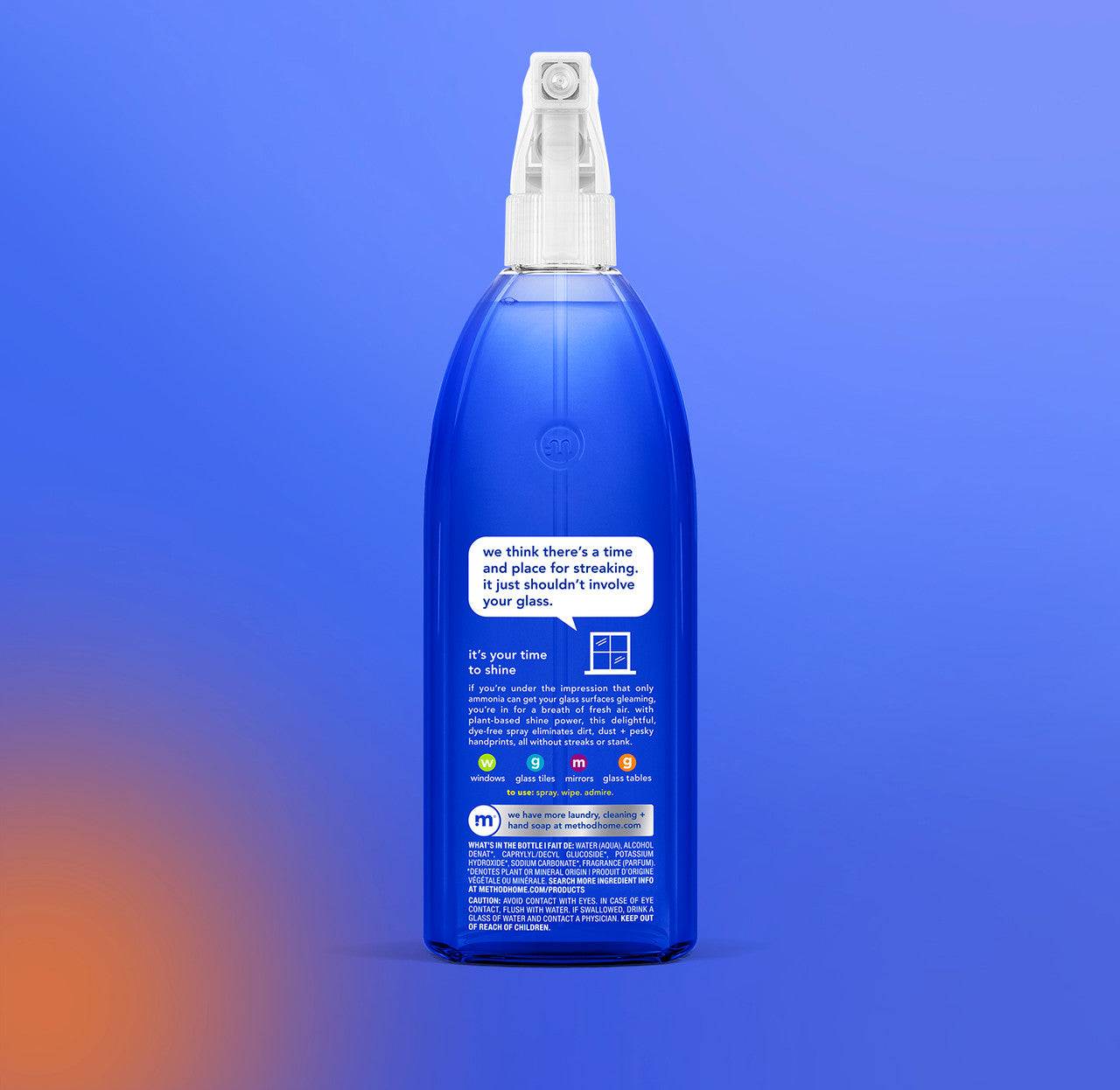 glass cleaner - mint, 28 fl oz