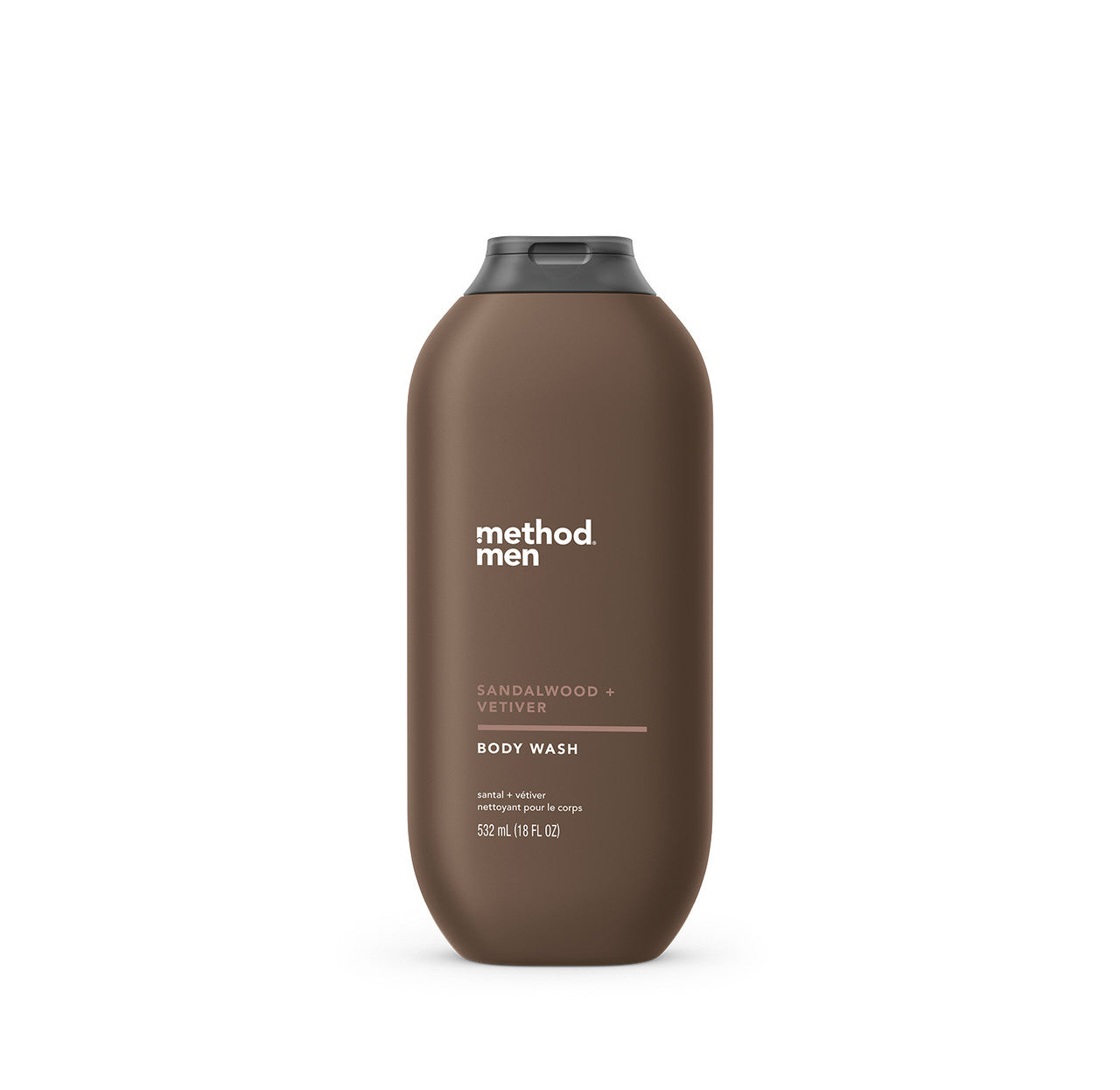 body wash - sandalwood + vetiver, 18 fl oz
