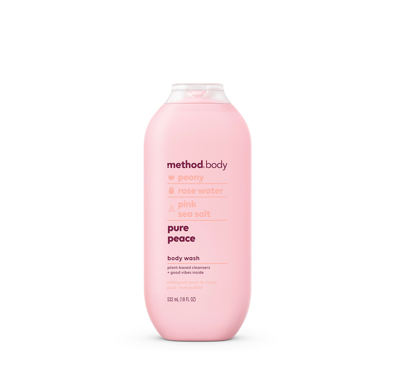 pure peace body wash 3-count bundle, 54 fl oz