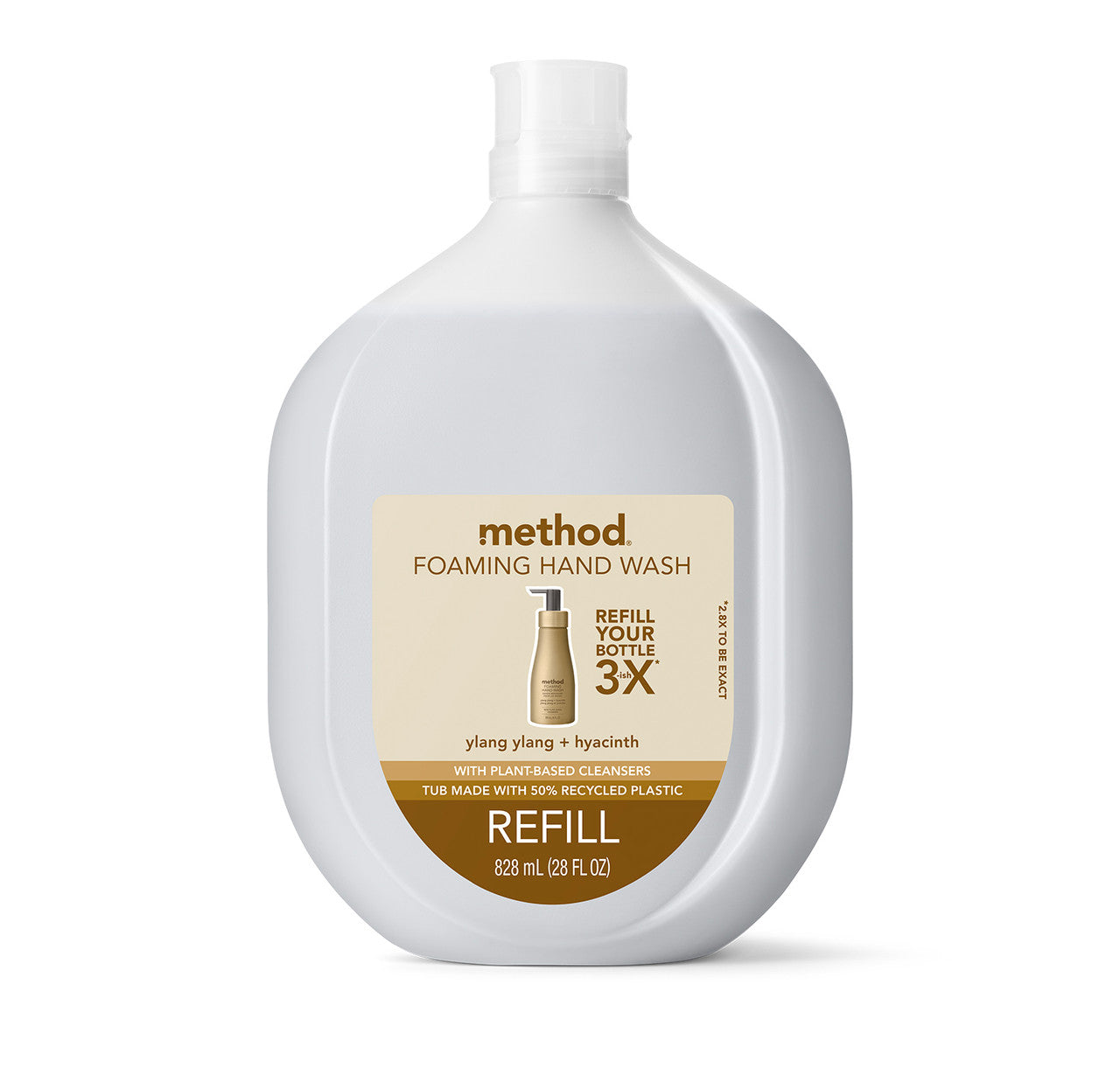 foaming hand wash refill - ylang ylang + hyacinth, 28 fl oz