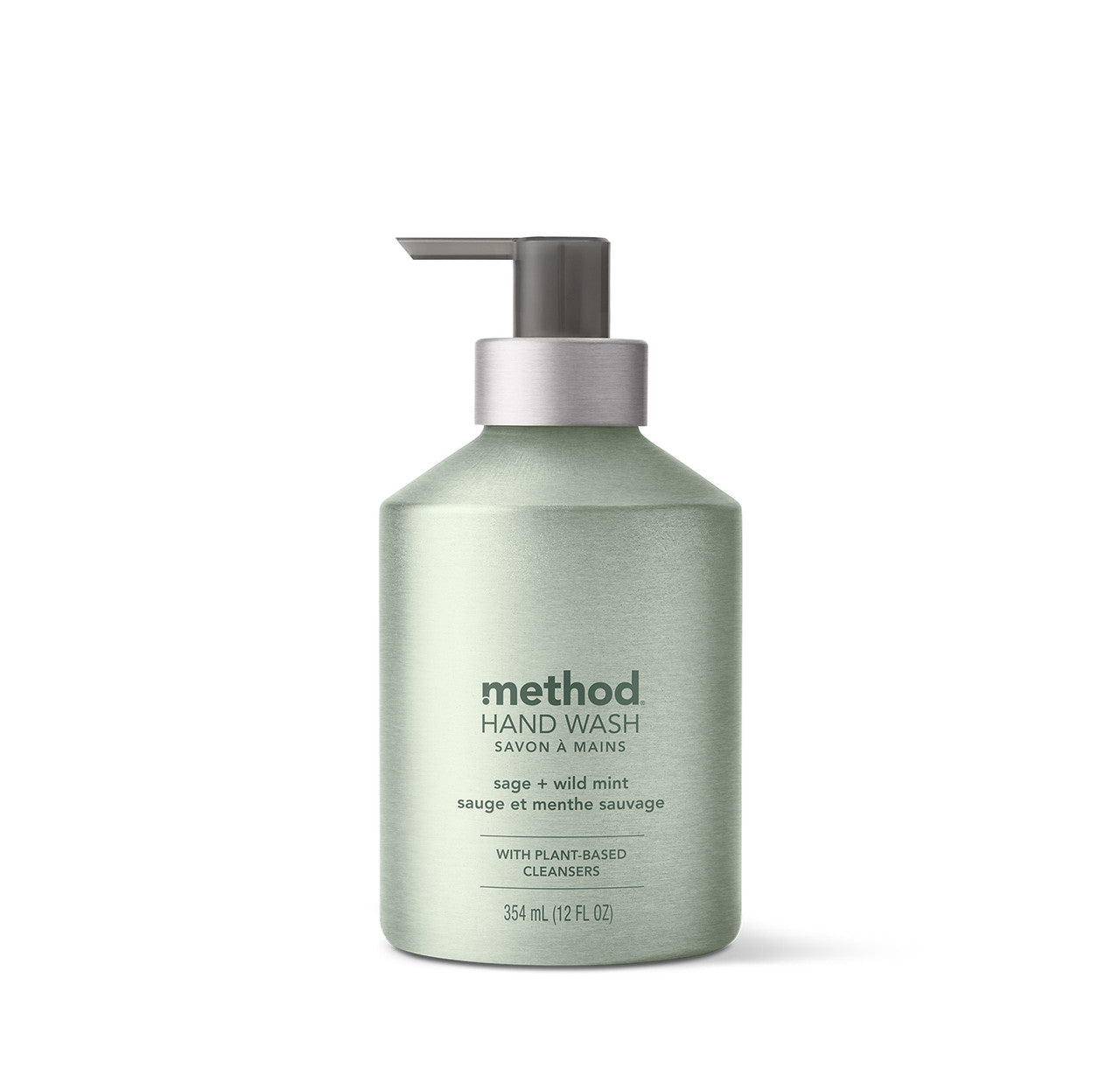 gel hand wash - sage + wild mint, 12 fl oz