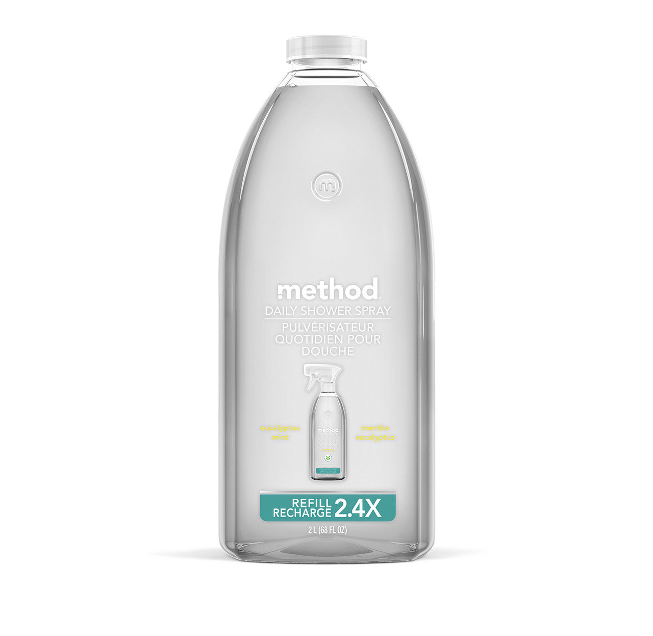 method | Daily Shower Spray Refill, Eucalyptus Mint, 68 oz – method ...