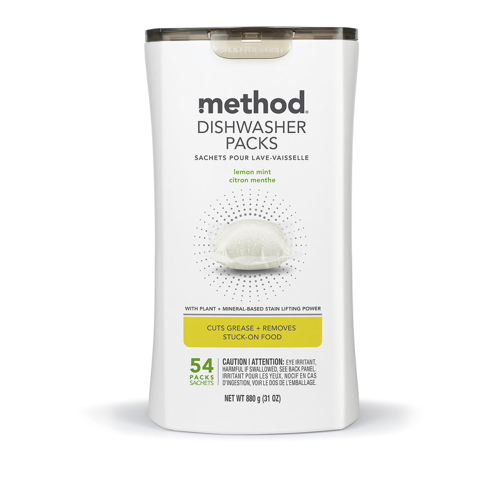 dishwasher packs lemon mint 54 ct
