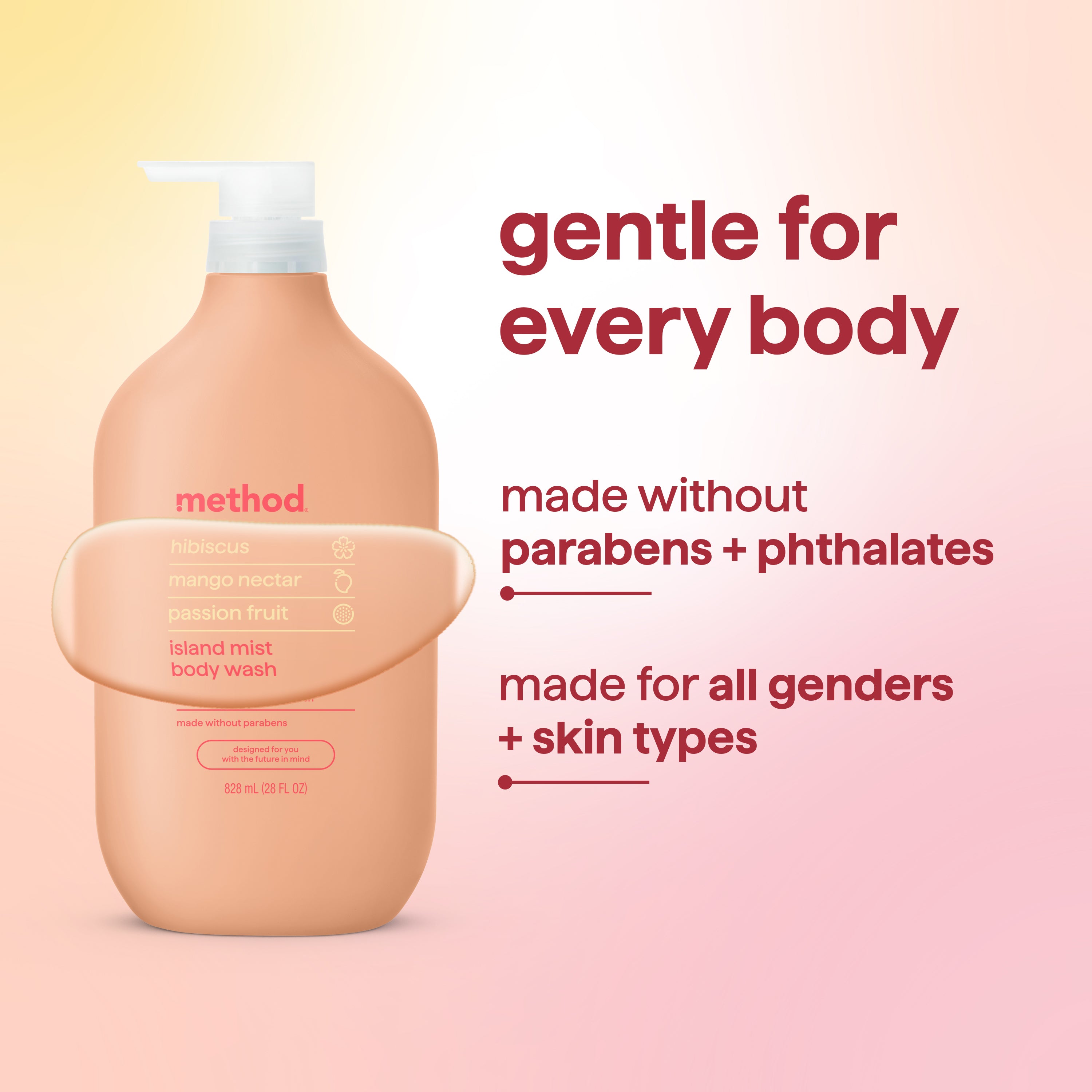 body wash - island mist, 28 fl oz