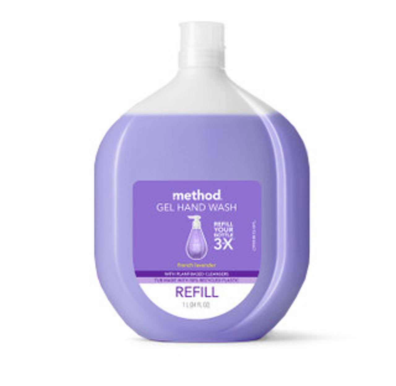 gel hand wash refill - french lavender, 34 fl oz