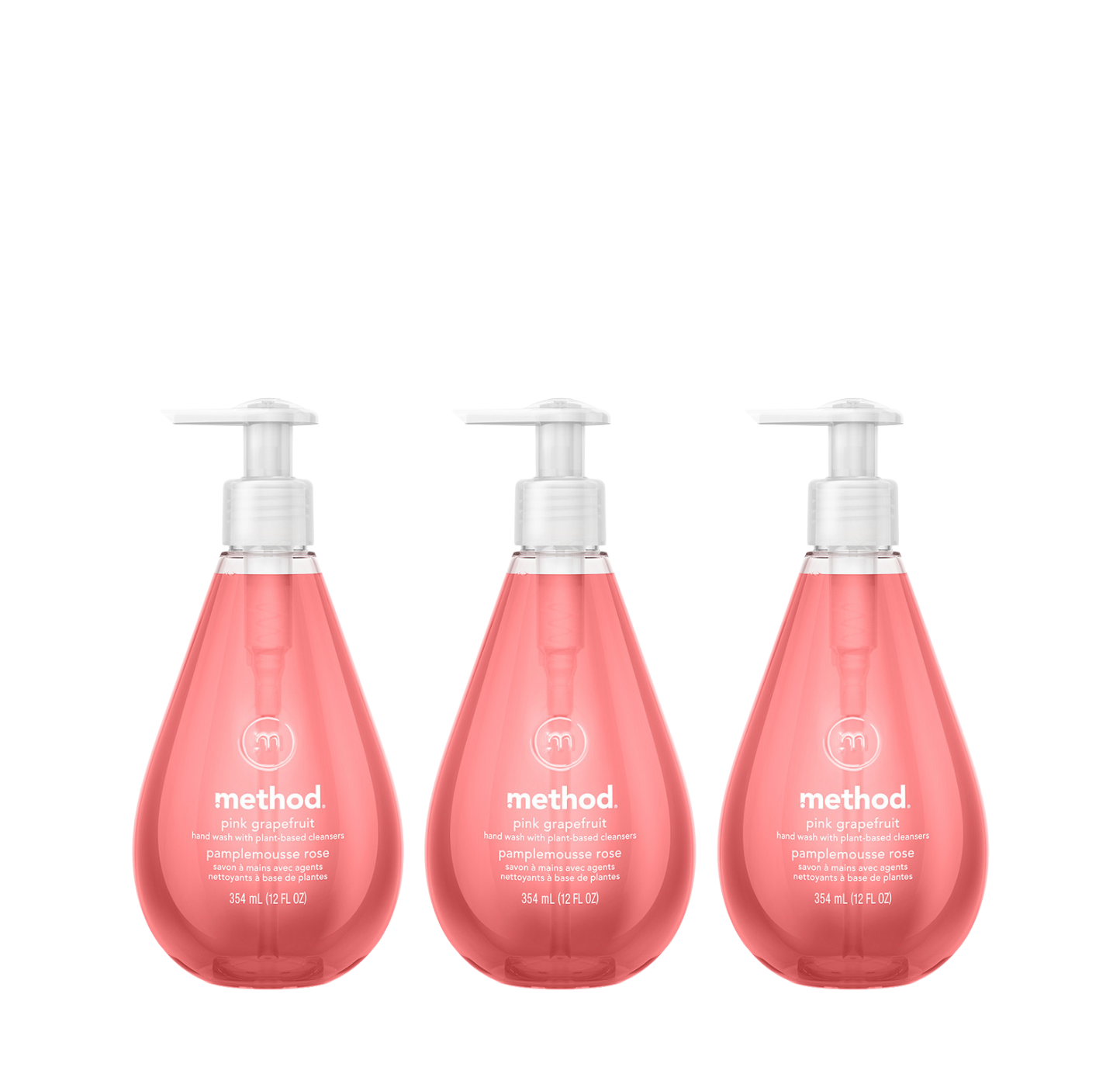 Method Pink pink grapefruit gel hand wash 3-count bundle – method products