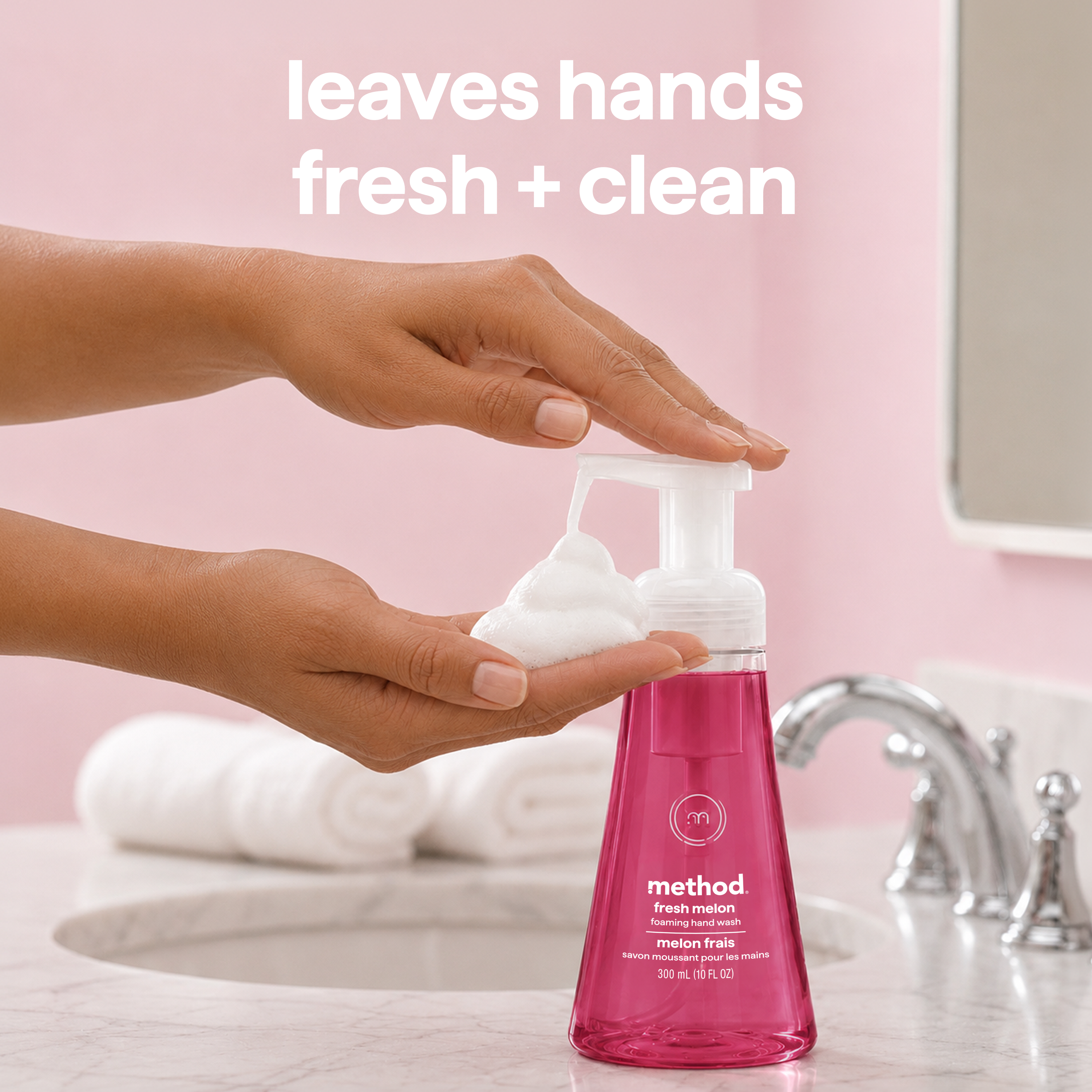 foaming hand wash - fresh melon, 10 fl oz