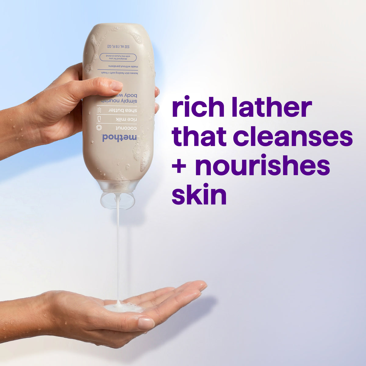 Coconut, Rice Milk & Shea Butter Body Wash | Simply Nourish - 18 oz ...