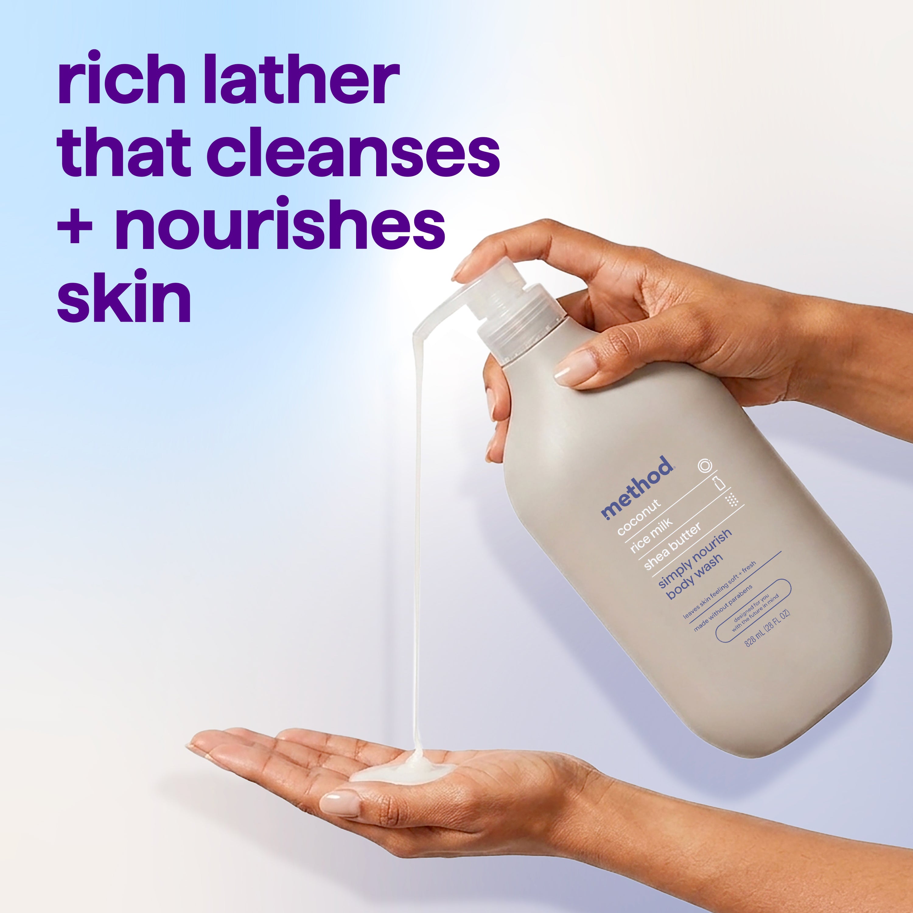 body wash - simply nourish, 28 fl oz