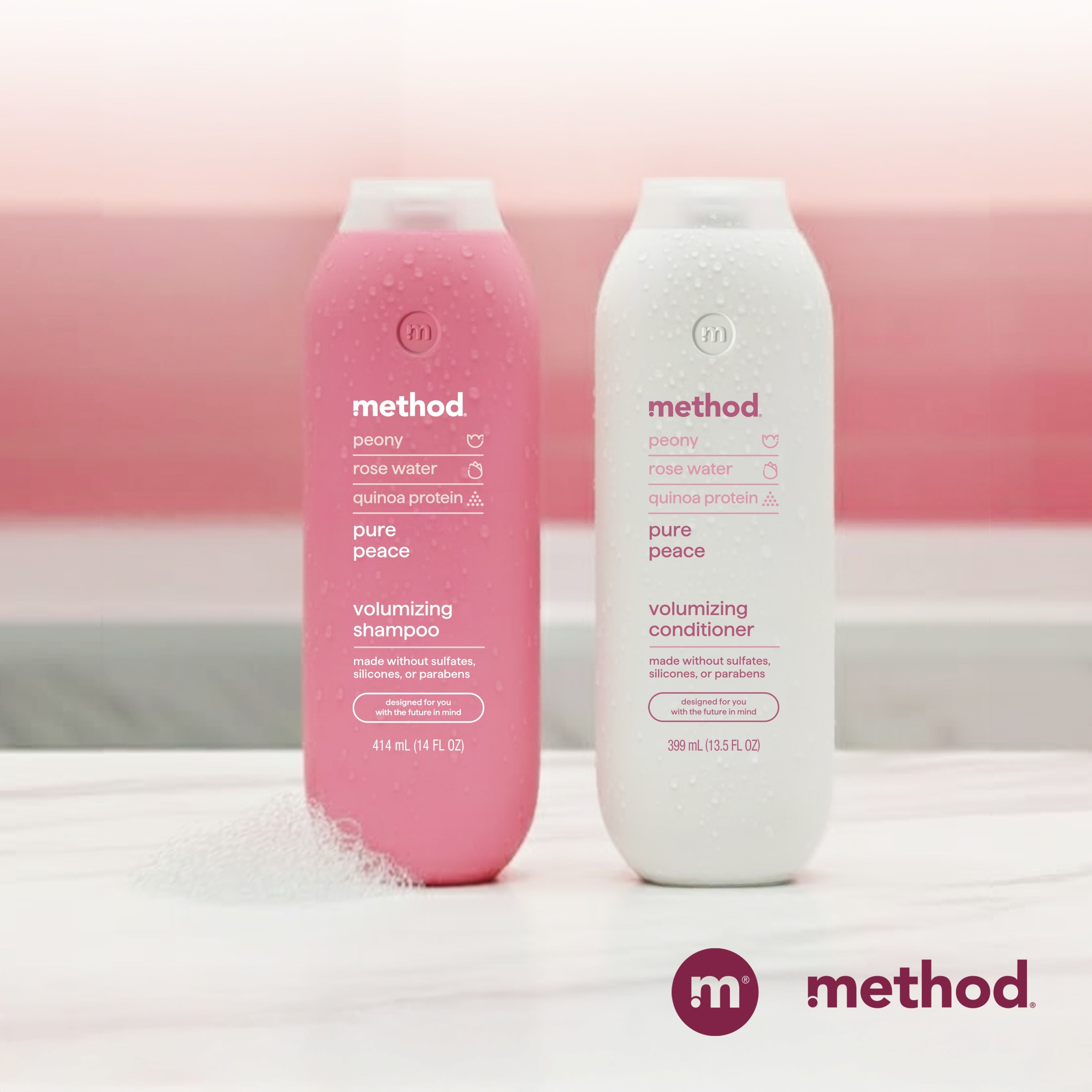 volumizing shampoo - pure peace, 14 fl oz