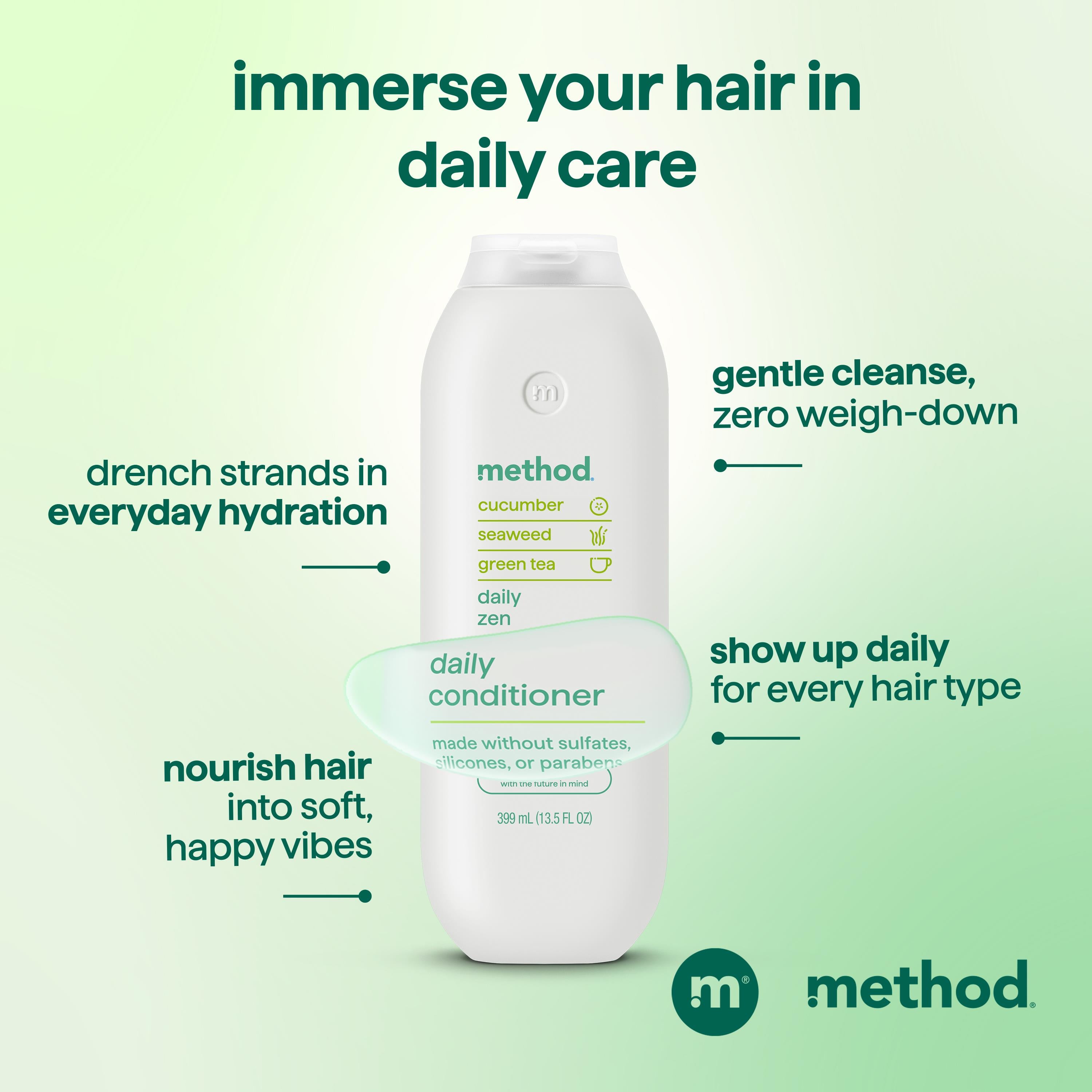 daily zen conditioner- cucumber, seaweed + green tea - 14 oz