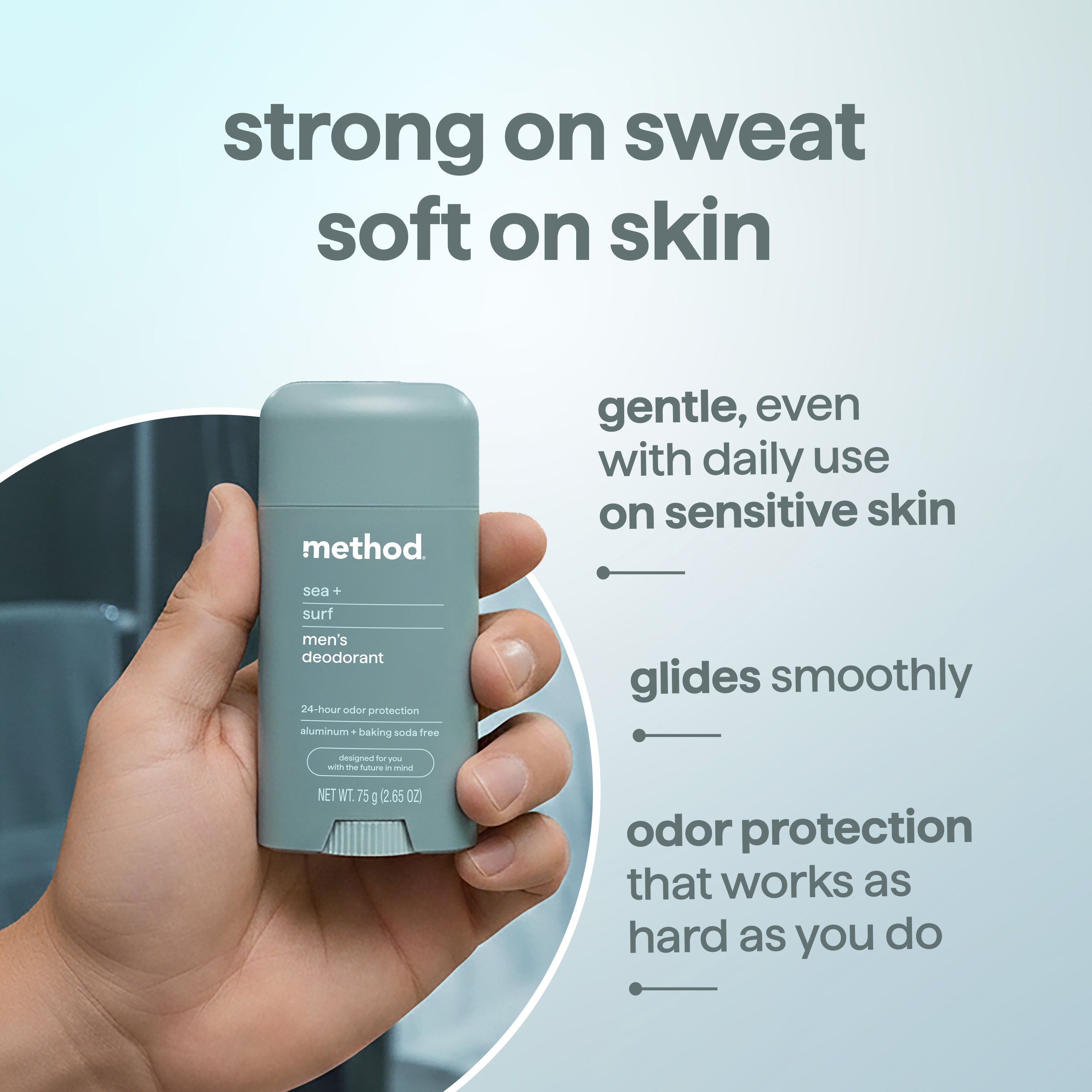 deodorant - sea + surf, 2.65 oz