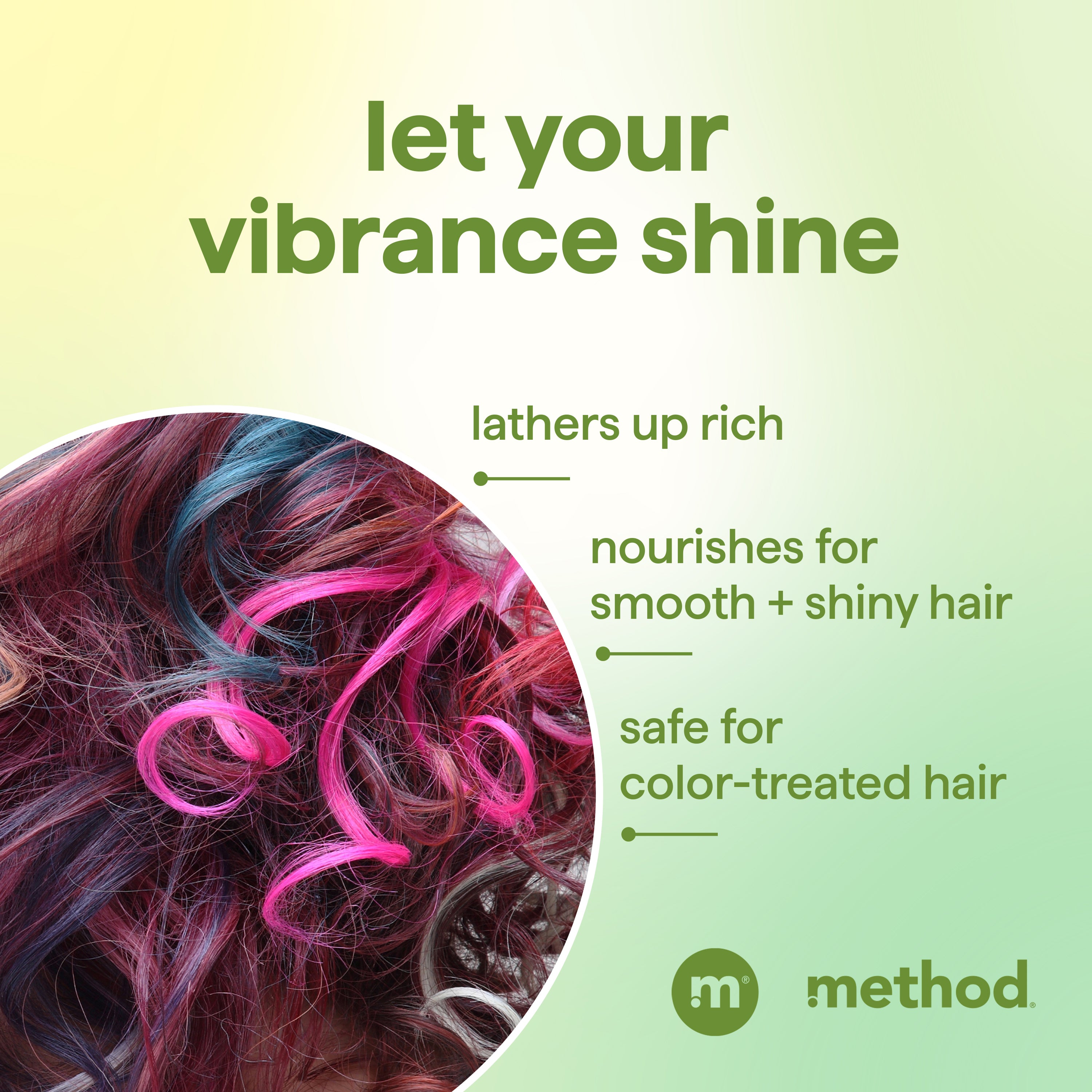 mindful matcha vibrant color shampoo – method products